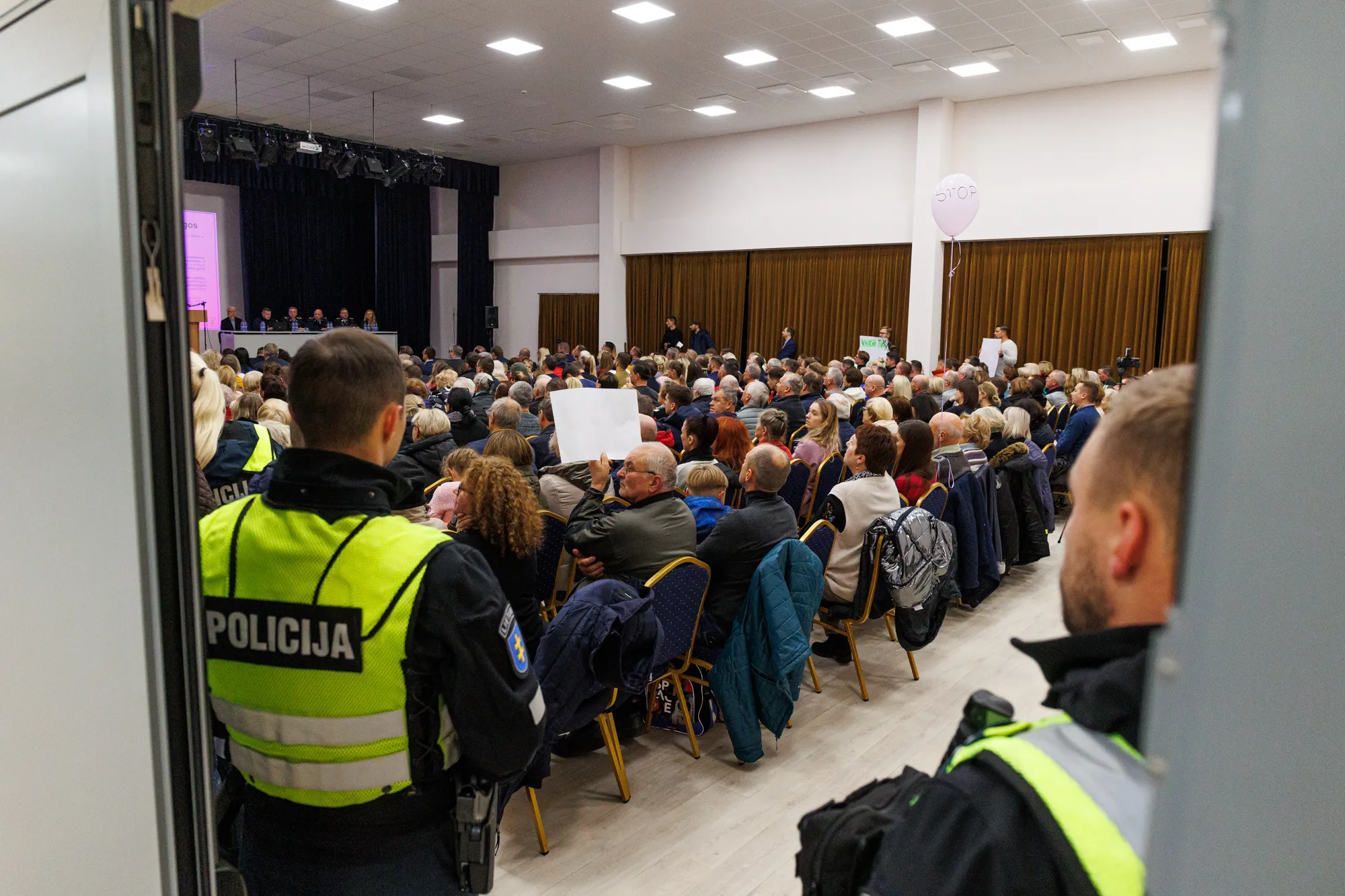Domeikavos gyventojų protestas