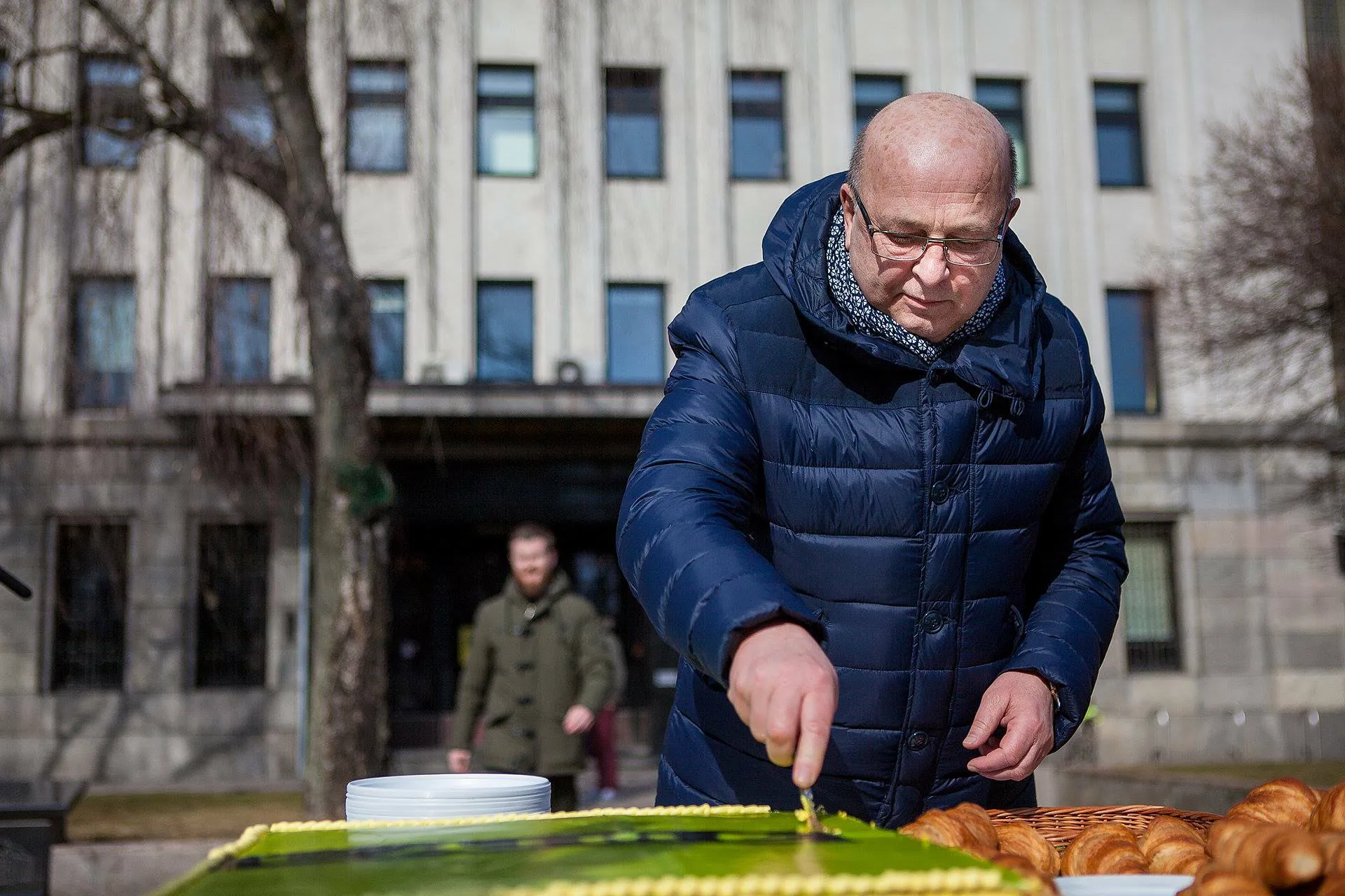 Visvaldas Matijošaitis, laimės diena, tortas