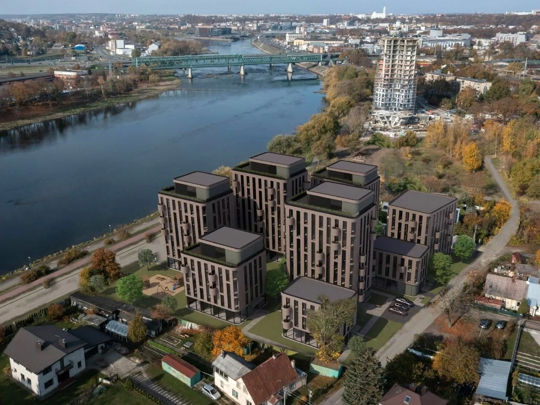 Kranto alėjoje projektuojami daugiabučiai