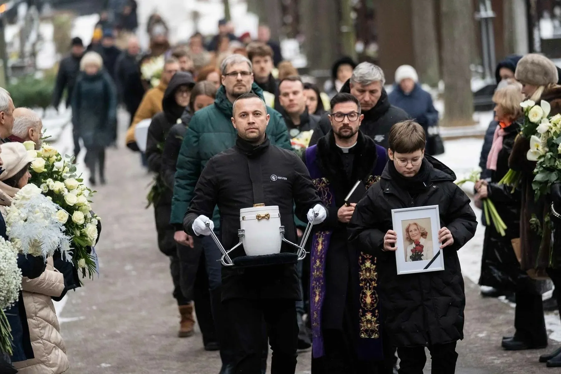 D. Teišerskytės laidotuvės