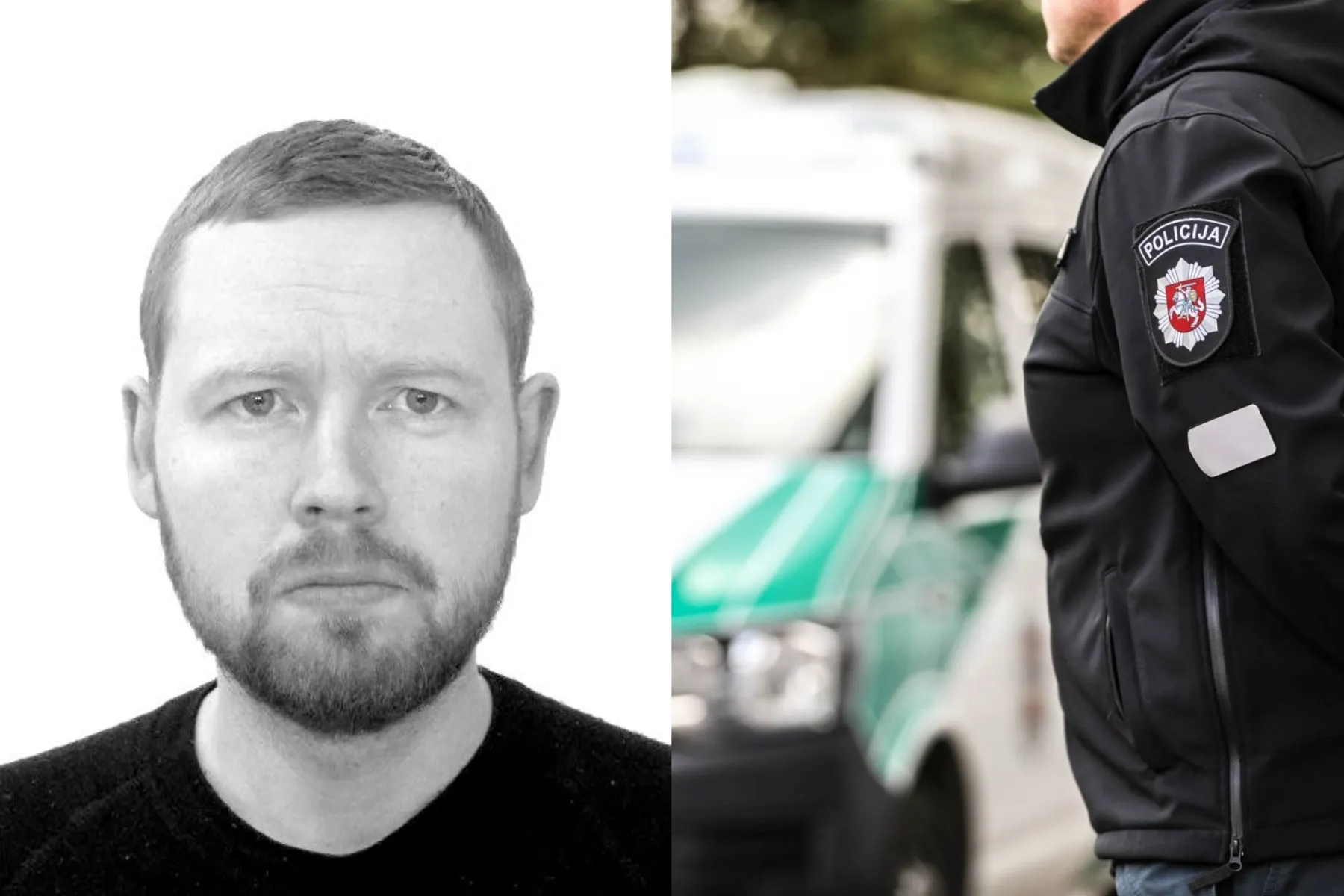 Ieškomas vyras, policija