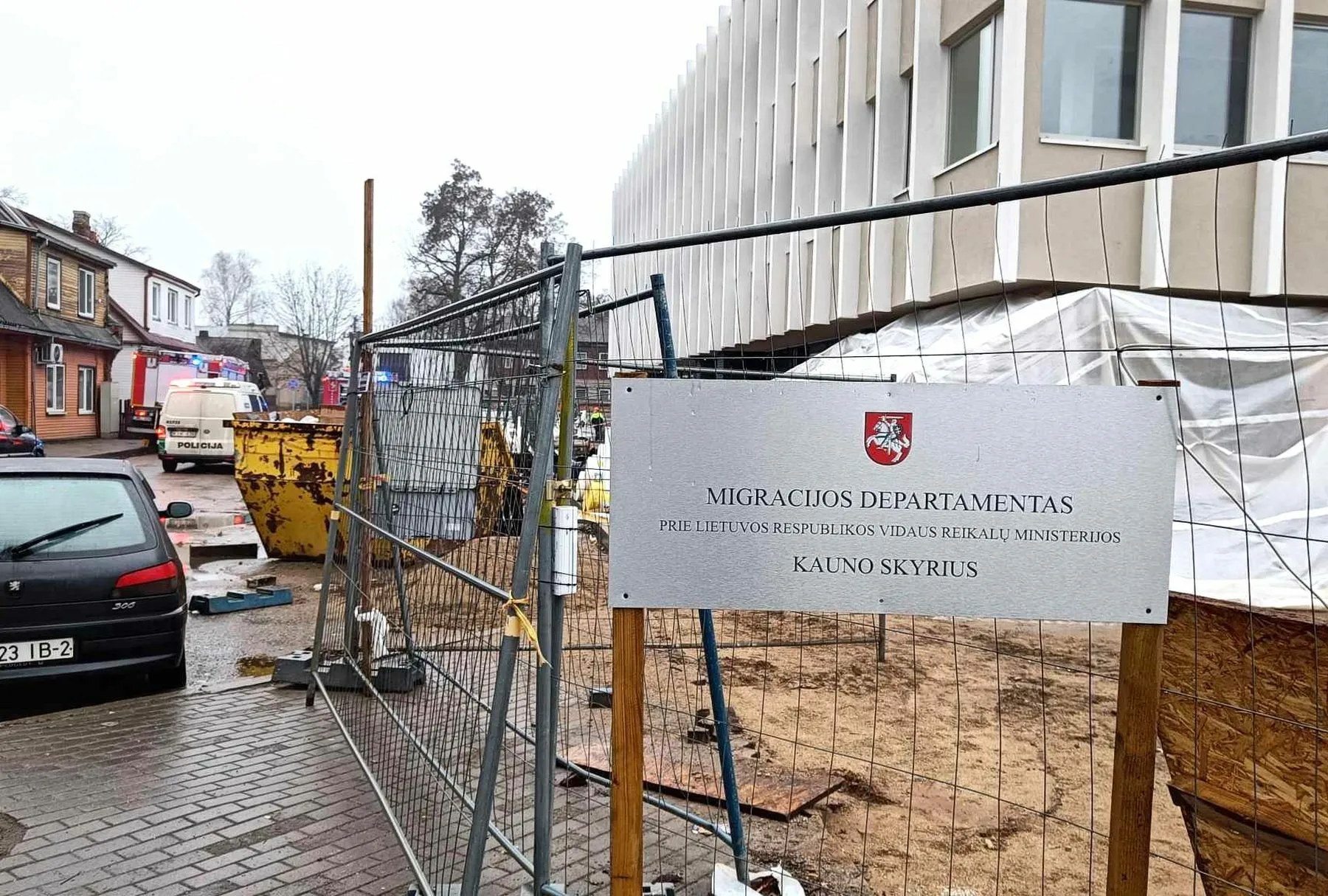 Gaisras Migracijos departamente