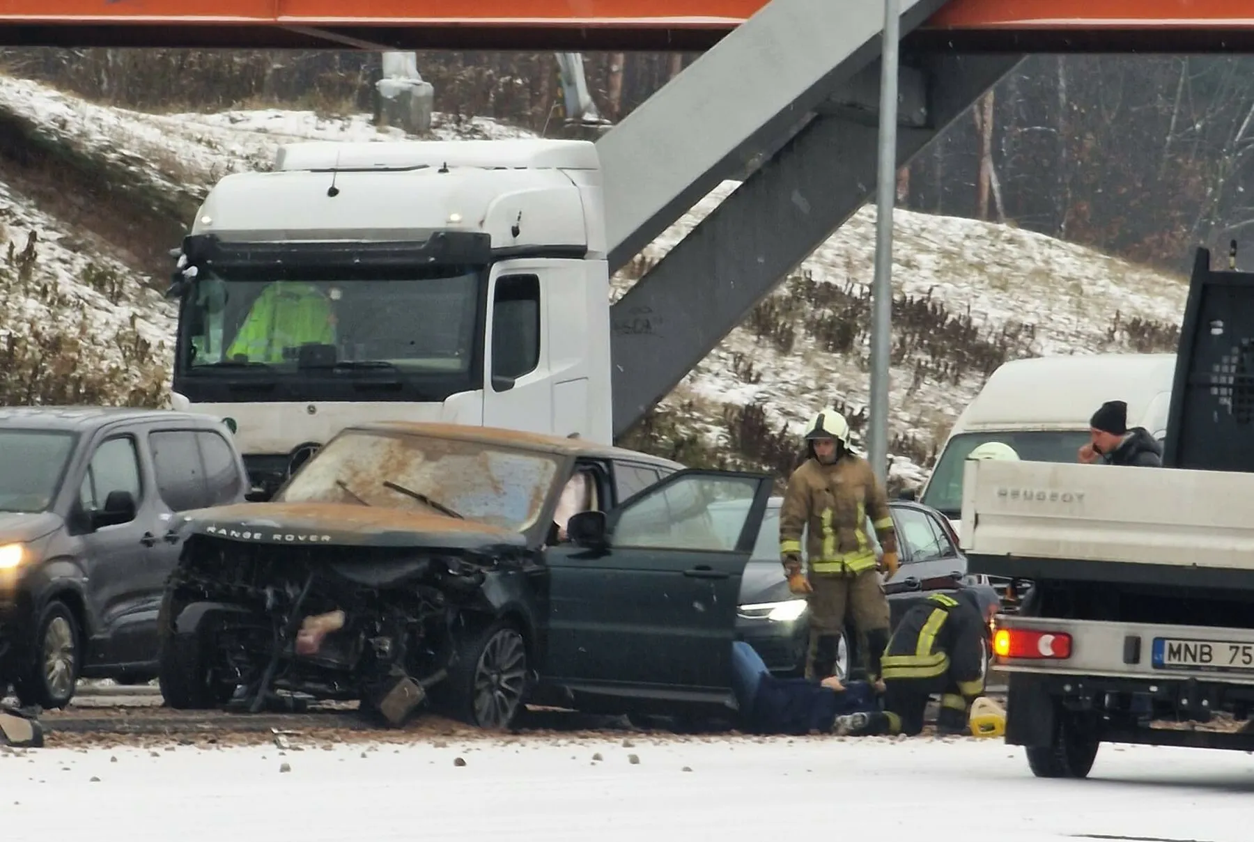 Avarija Islandijos plente