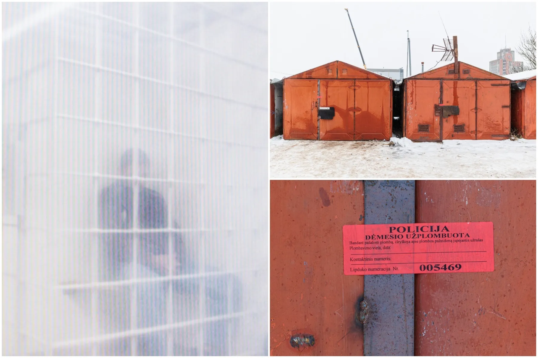 Įtariamasis mergaitės pagrobimu, garažai