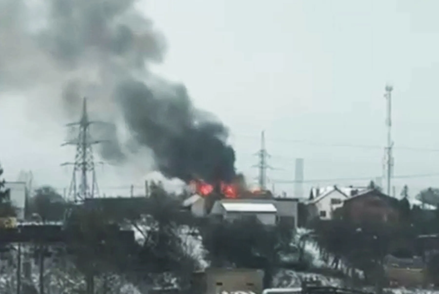 Gaisras Chemijos gatvėje