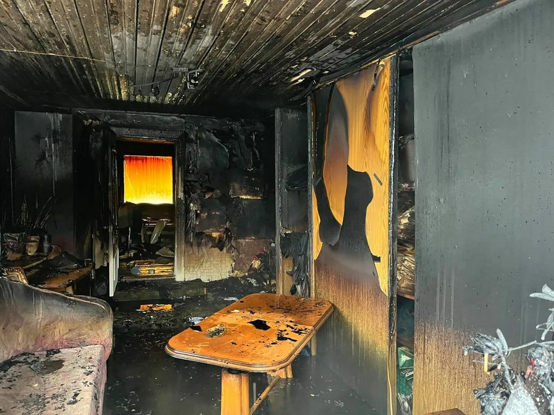 Gaisras Zapyškio seniūnijoje