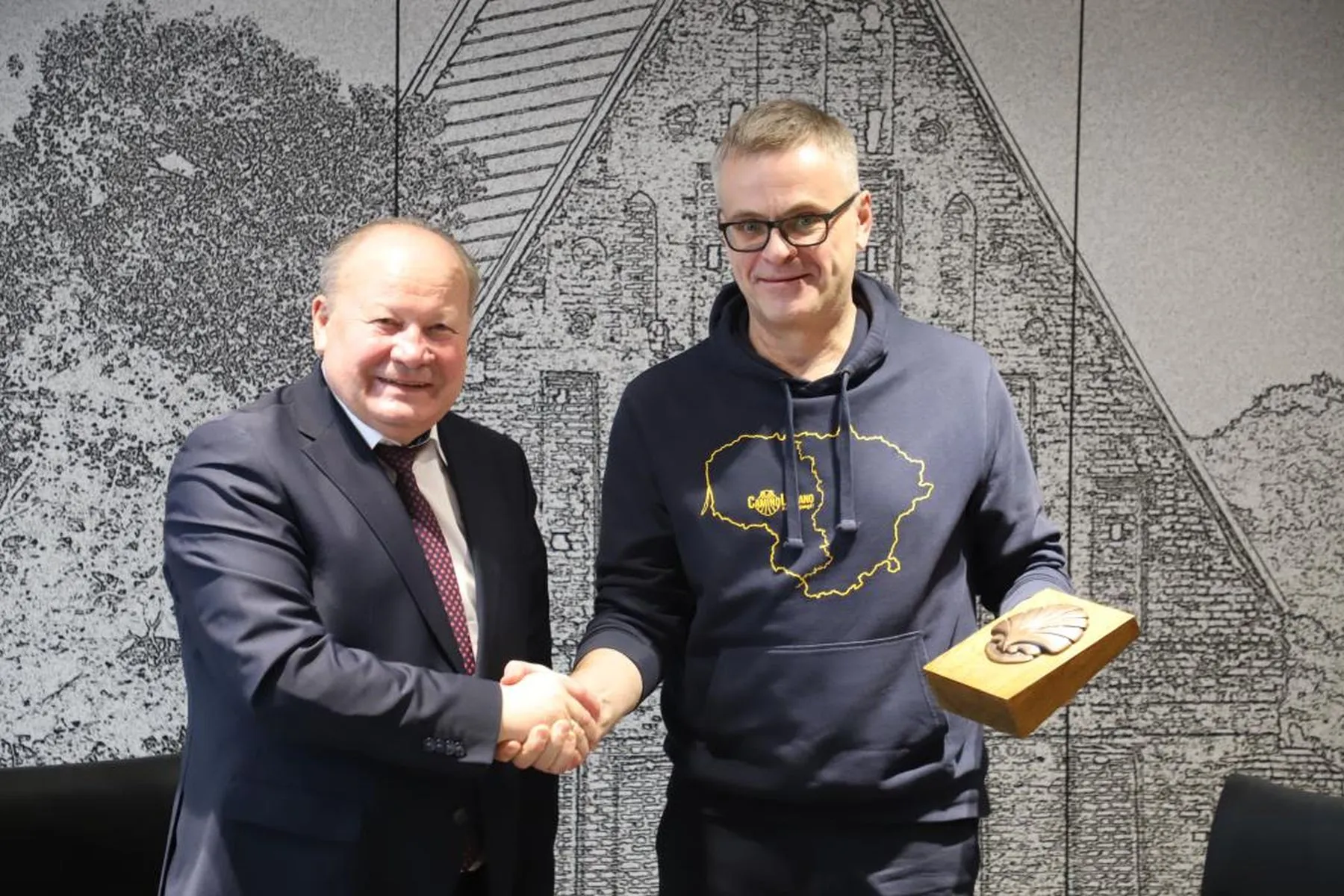 Populiarins piligriminį turizmą pakaunėje