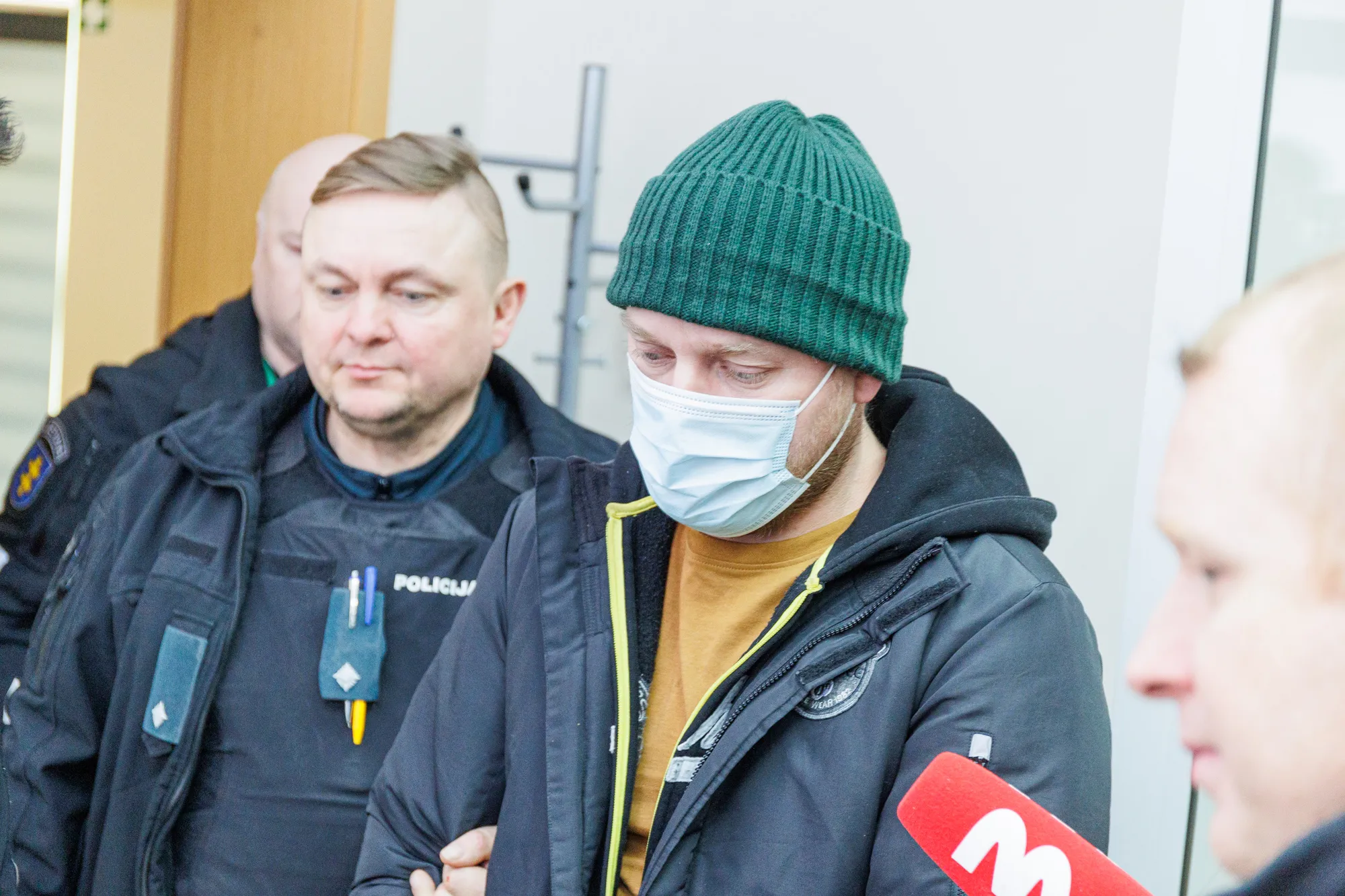 Į teismą atvežtas G. Filipavičius / R. Tenio nuotr.