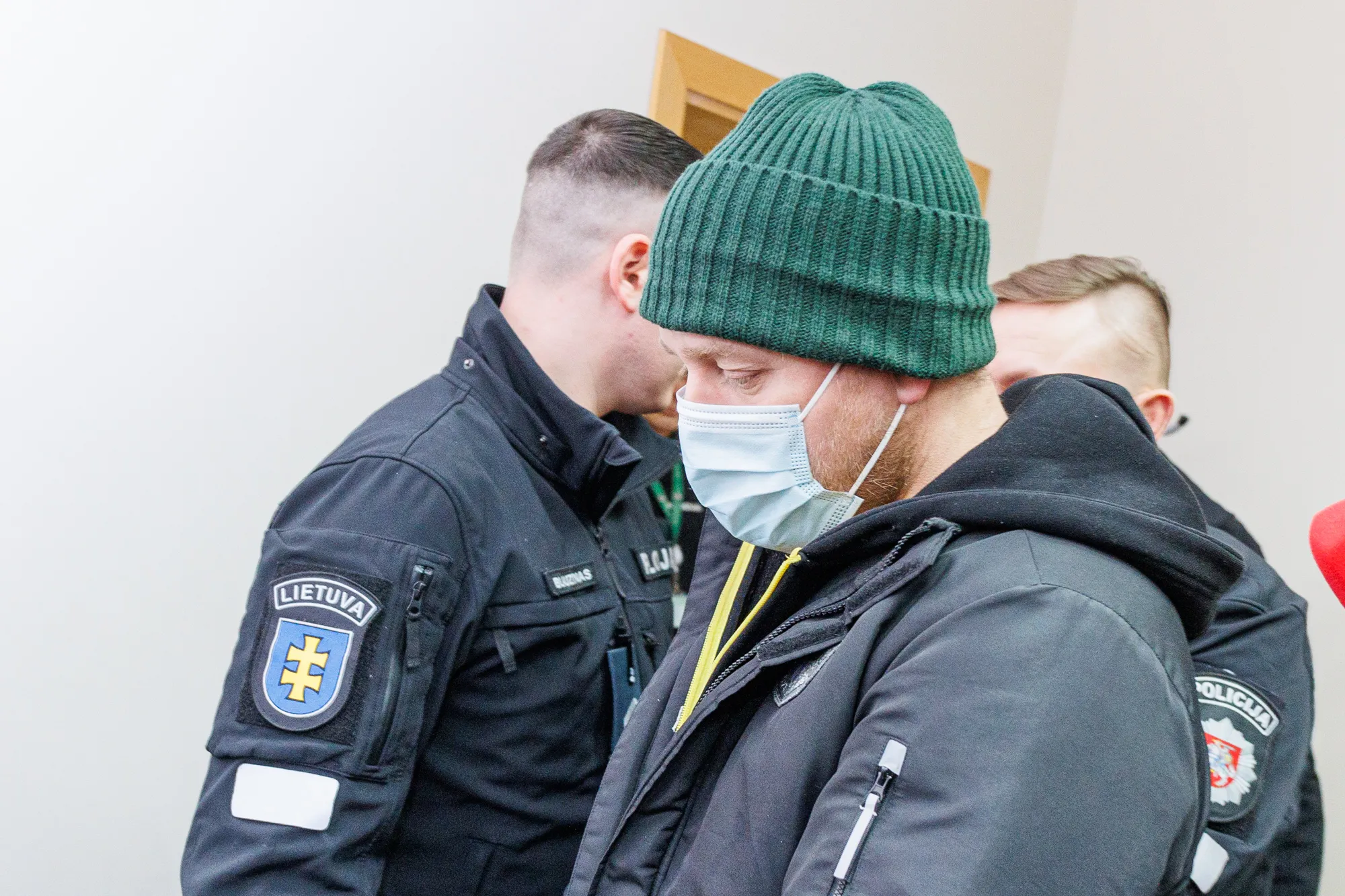 Į teismą atvežtas G. Filipavičius / R. Tenio nuotr.