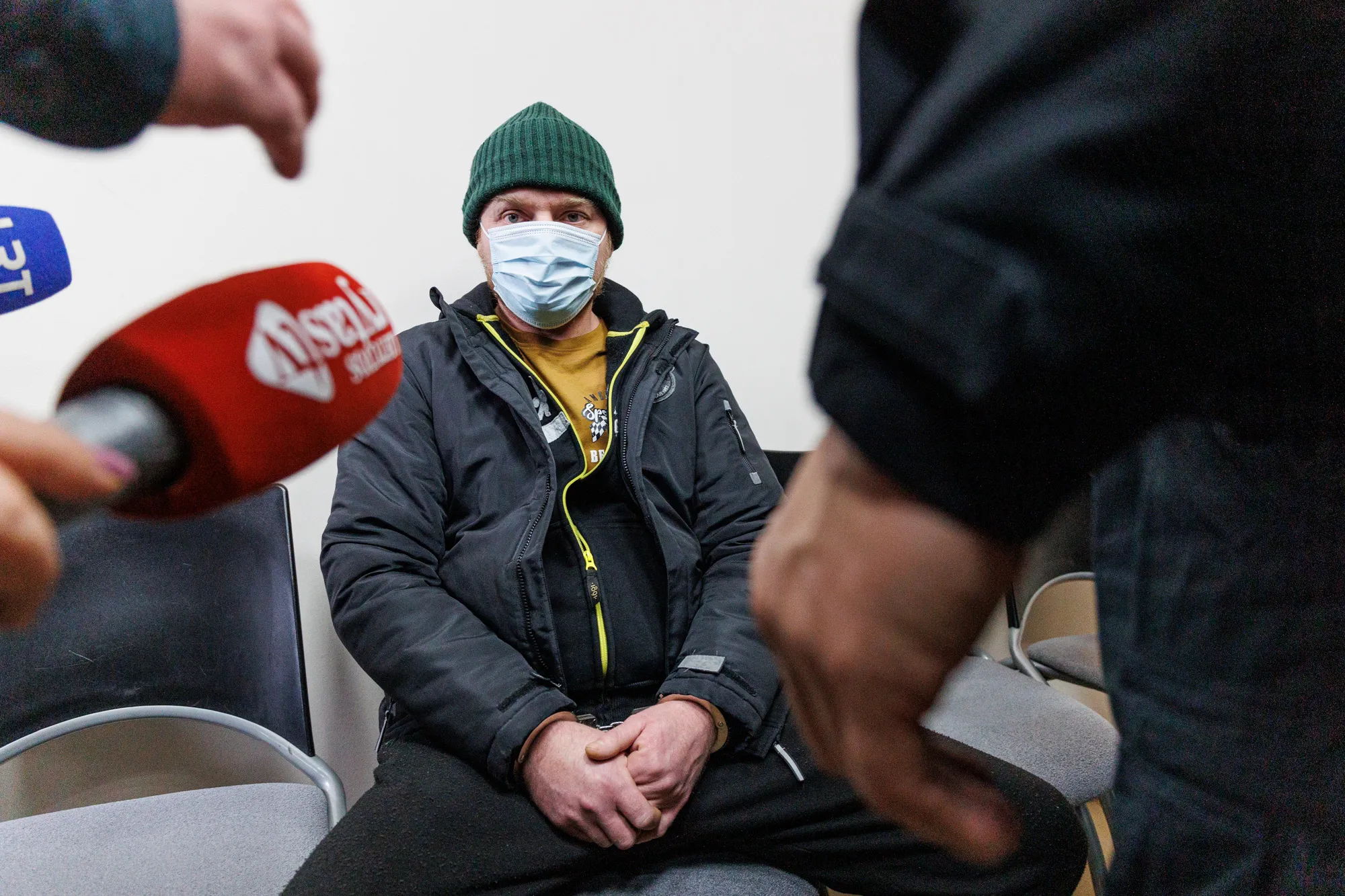 Į teismą atvežtas G. Filipavičius / R. Tenio nuotr.