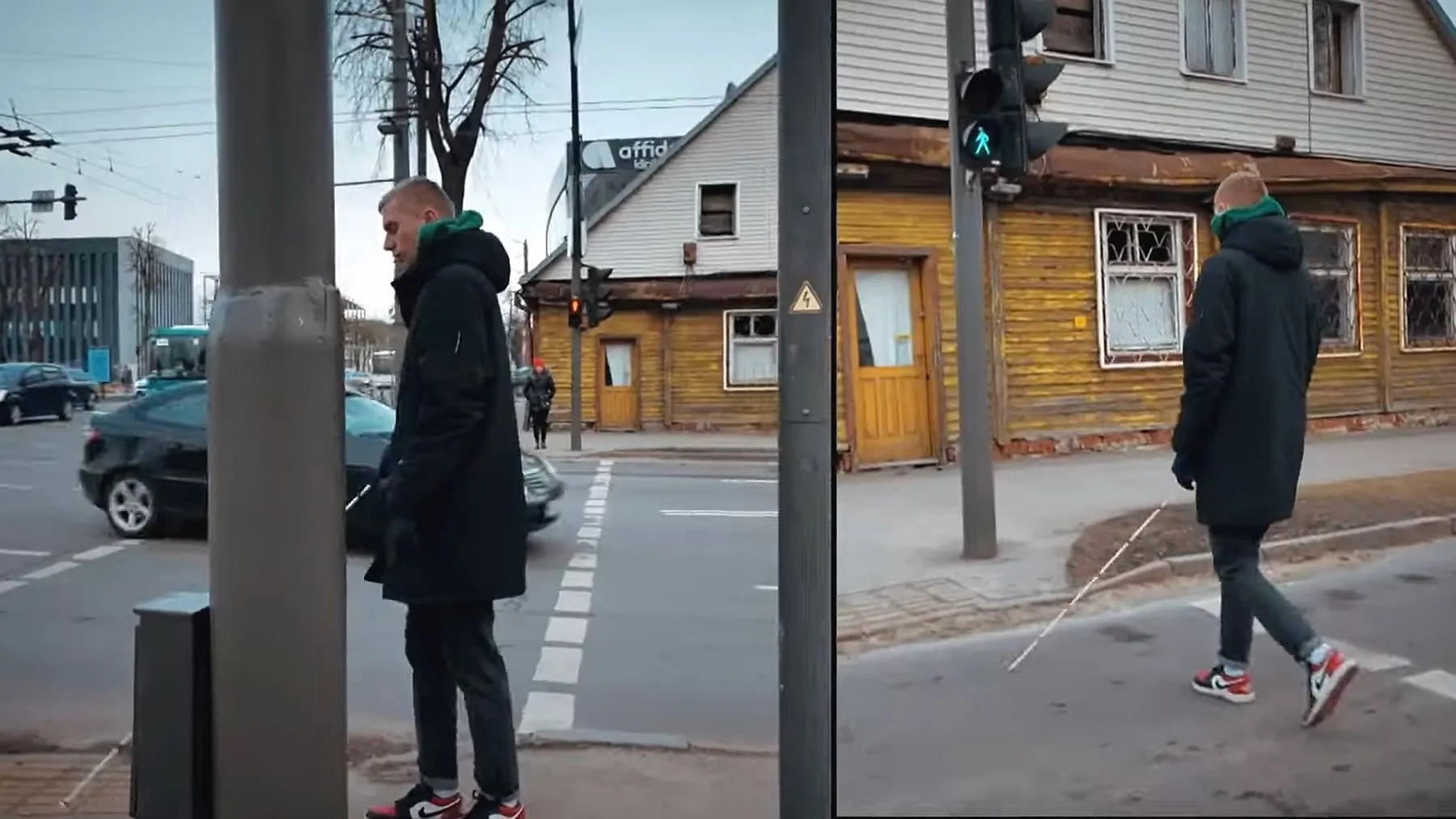 Problemos neregiams Kaune