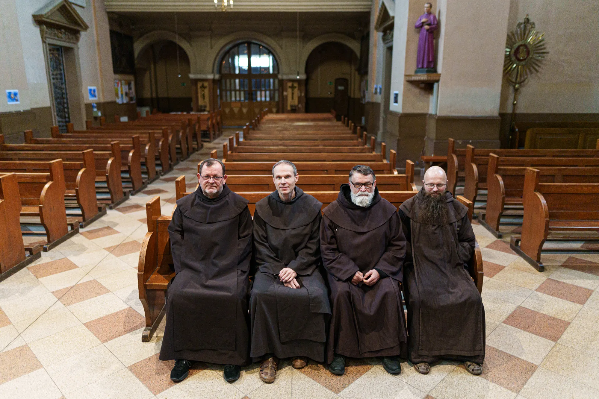 Karmelitų vienuoliai / R. Tenio nuotr.