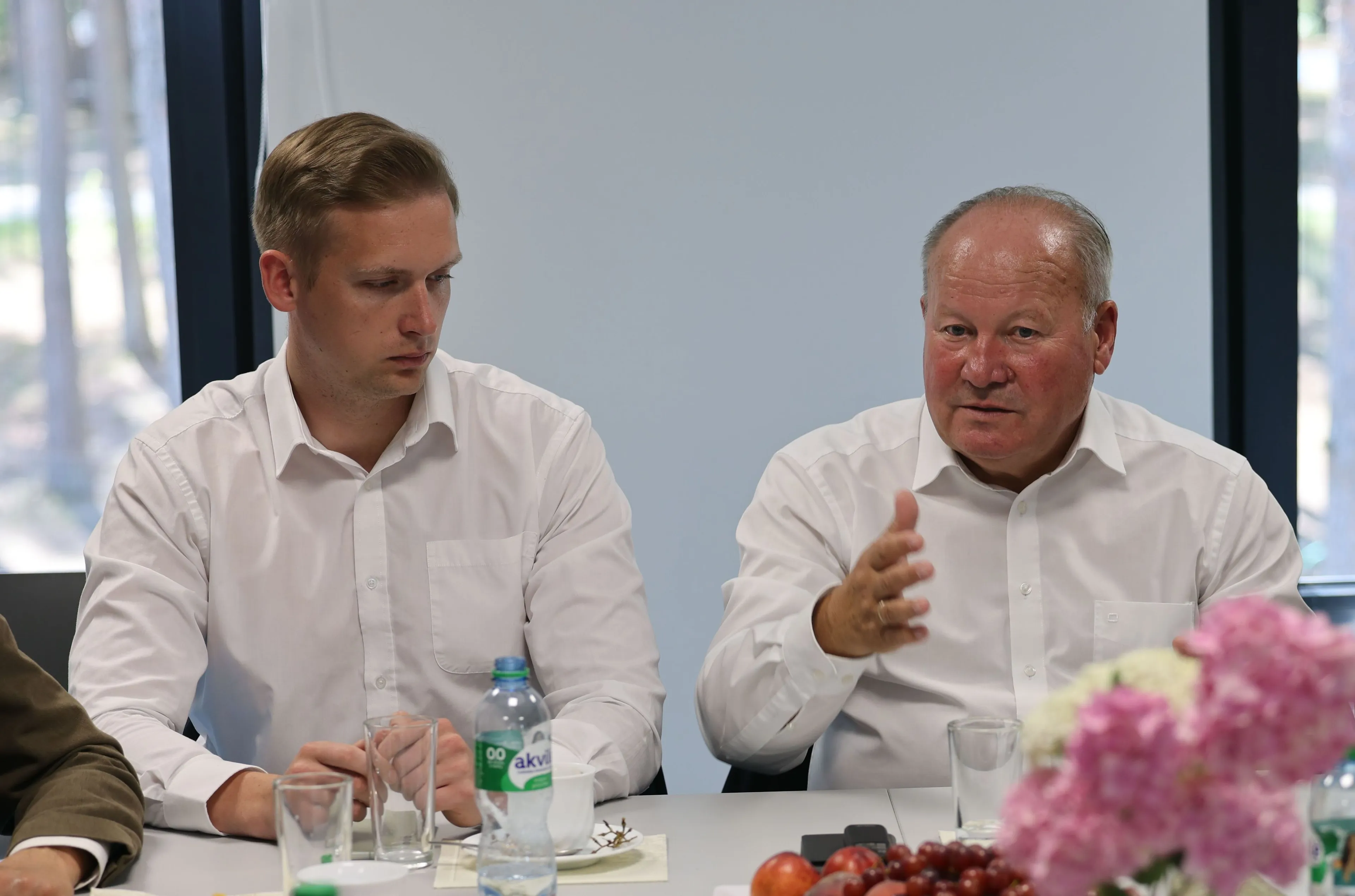 Vilniaus r. meras Robert Duchnevič ir Kauno r. meras Valerijus Makūnas