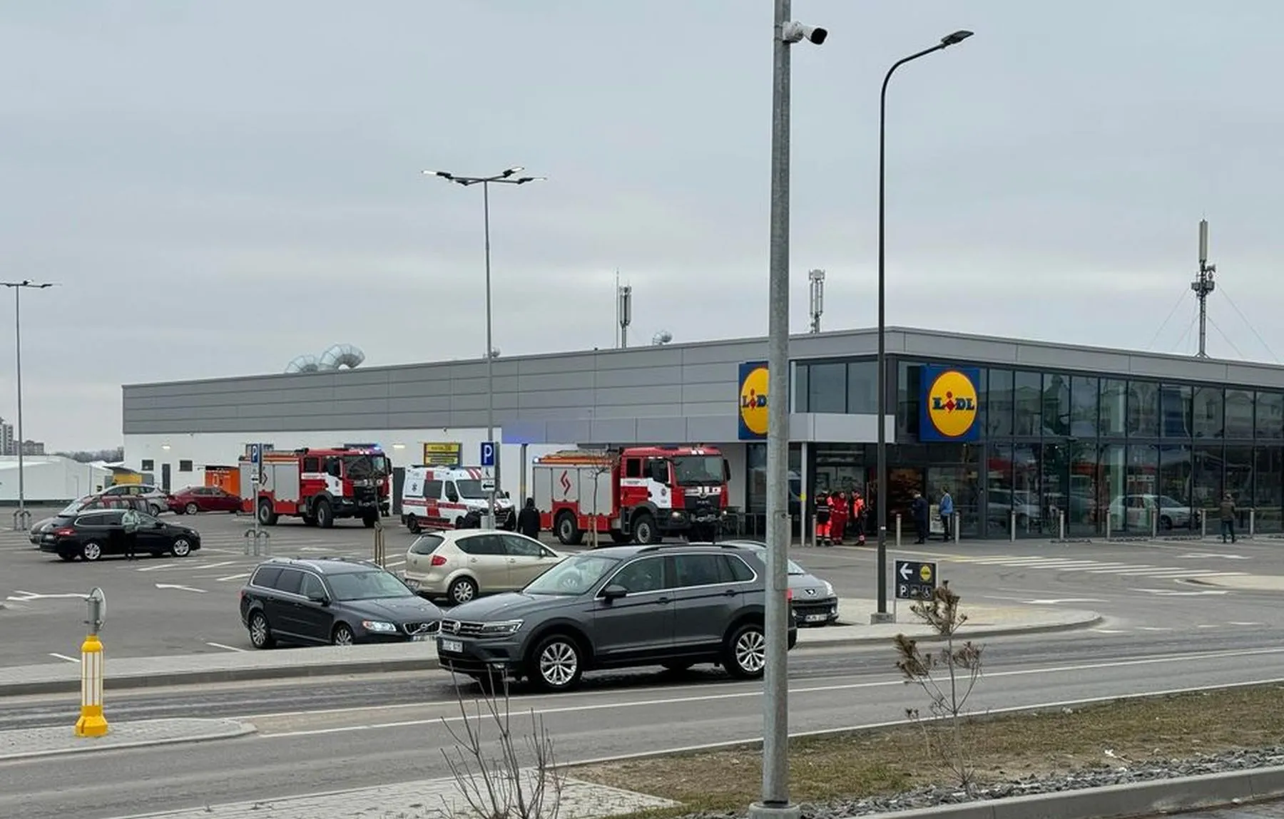 Gaisras Lidl