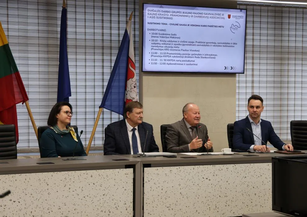 KRS ir Kauno krašto pramonininkų ir darbdavių asociacijos susitikimas