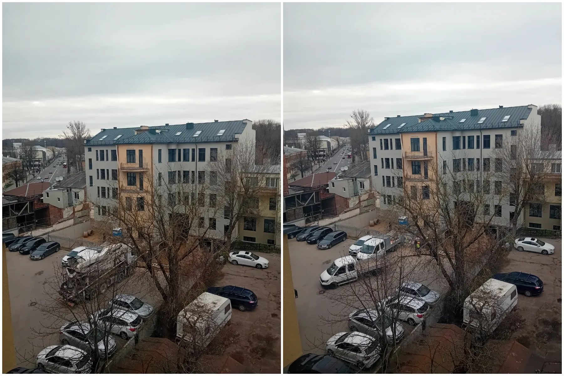 Vytauto pr., stovėjimo aikštelė, statybininkai