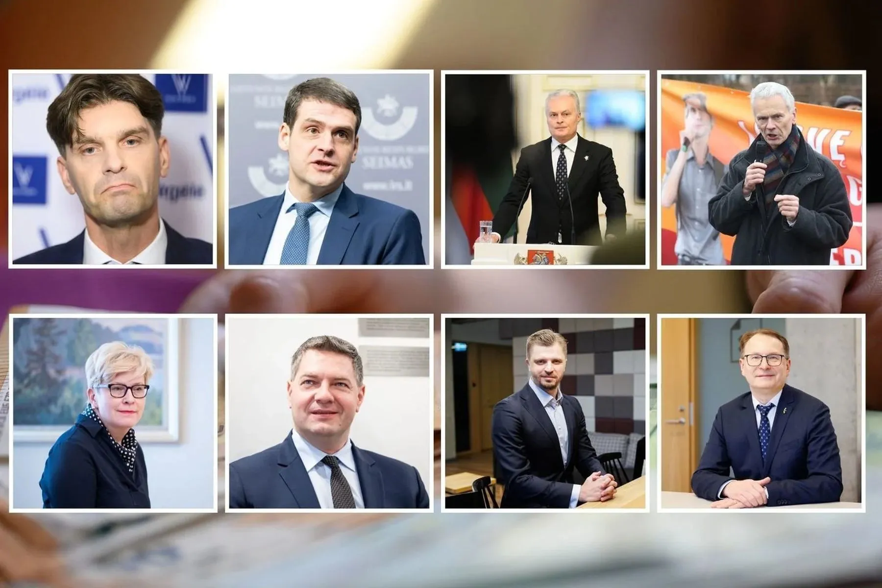 Kandidatai į prezidentus / lryto.lt nuotr.