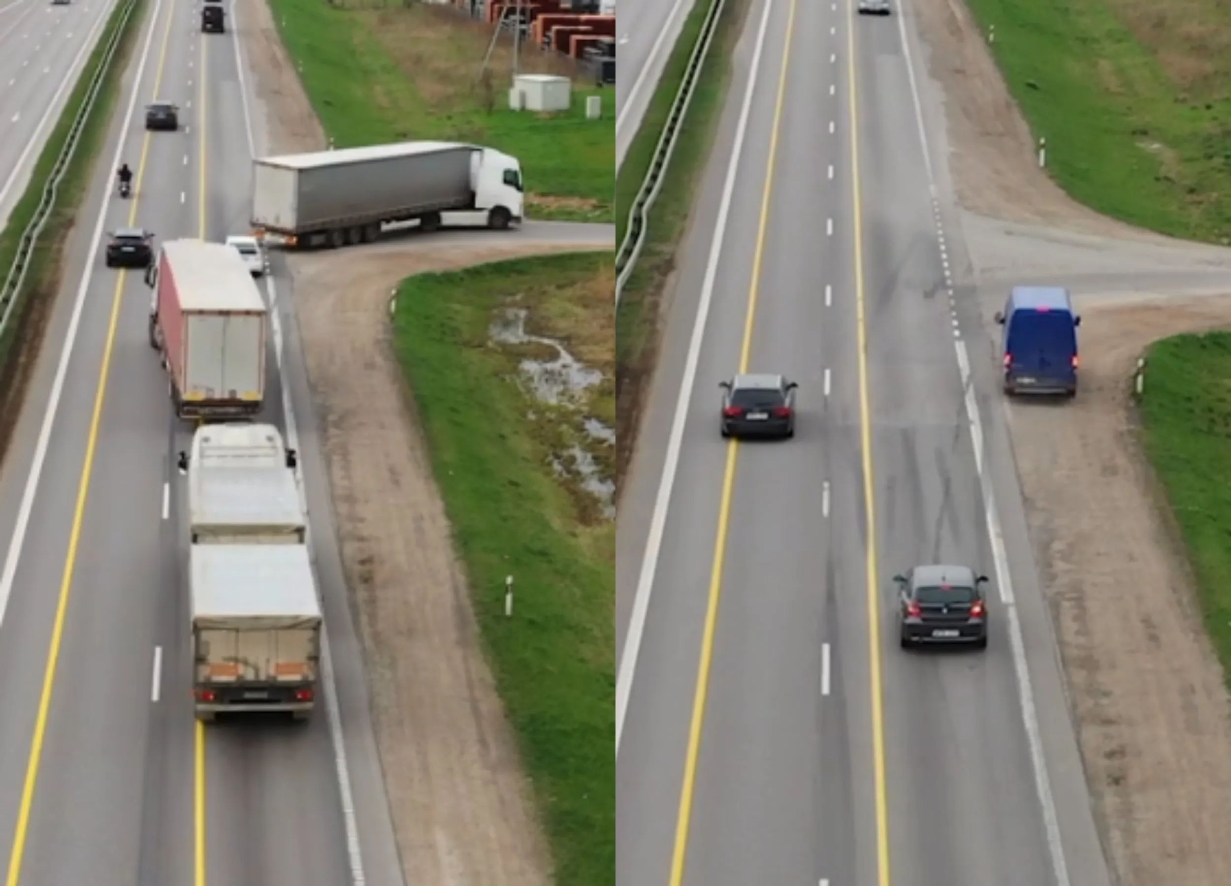 Geltonos juostos avaringoje sankryžoje