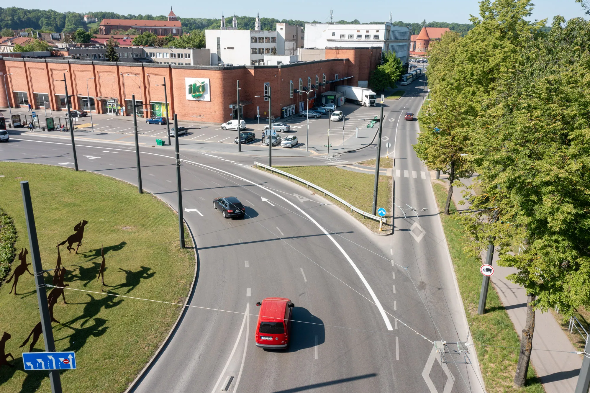 Pakeista eismo tvarka Kauno pilies žiede / Kas vyksta Kaune nuotr.