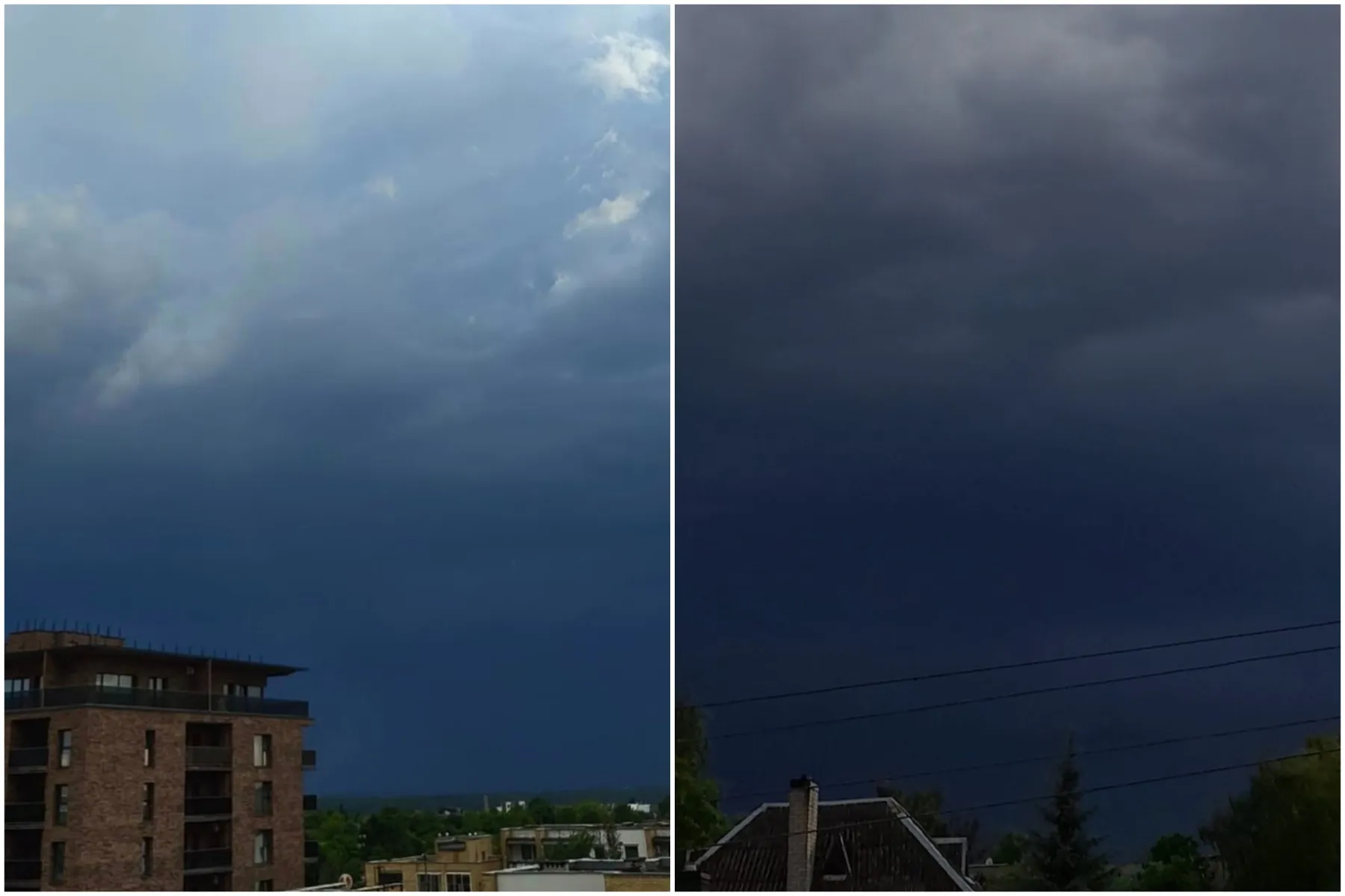 Apsiniaukęs dangus Kaune