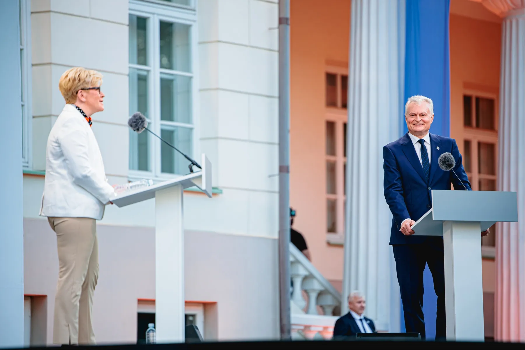 Prezidento rinkimų debatai Daukanto aikštėje, Šimonytė, Nausėda