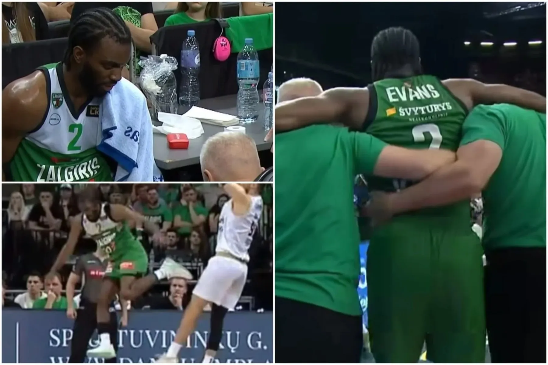 Keenan Evans, trauma