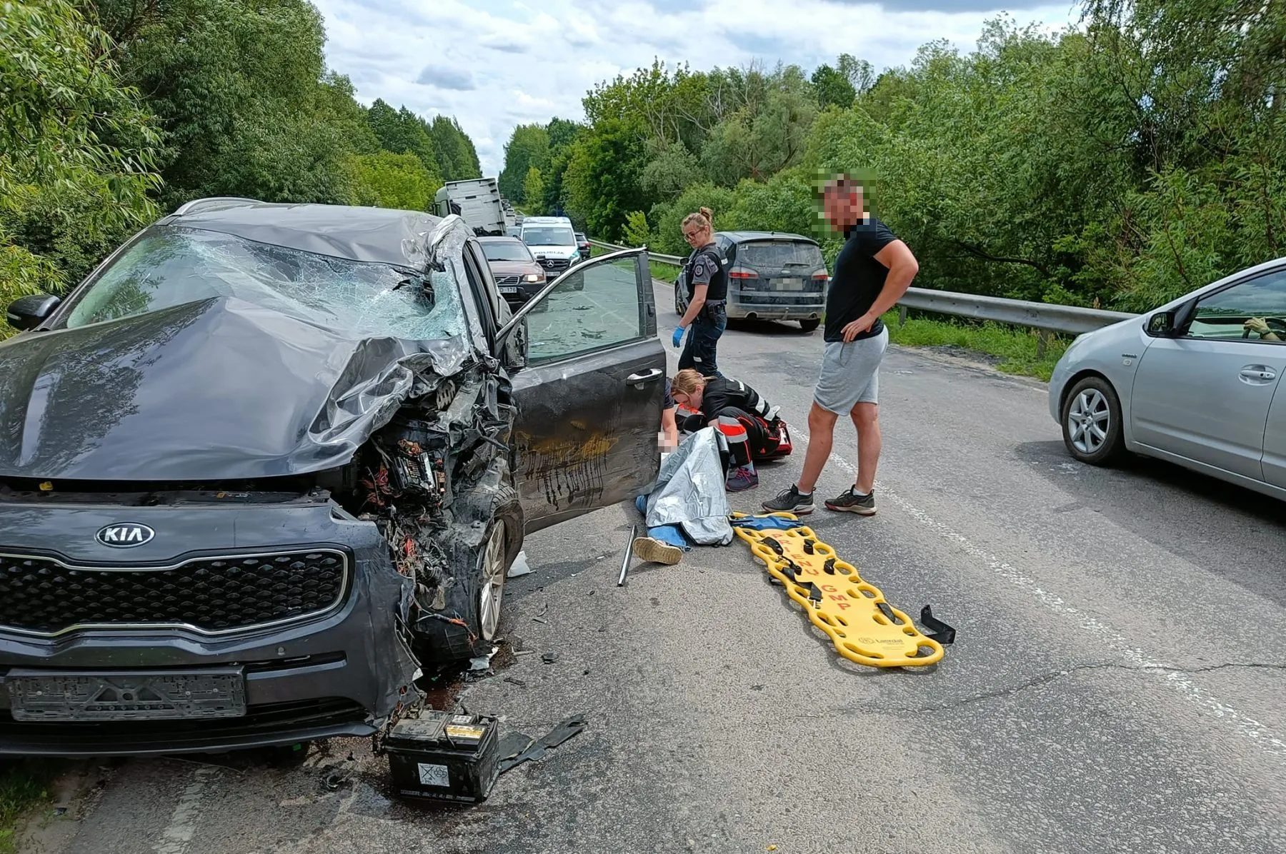 Avarija Prienų rajone, Šaltupio g.