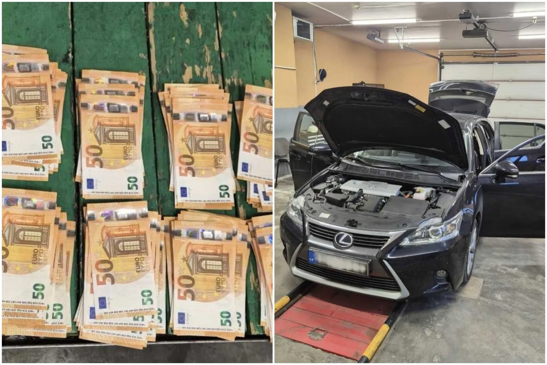 Grynieji pinigai, kontrabanda