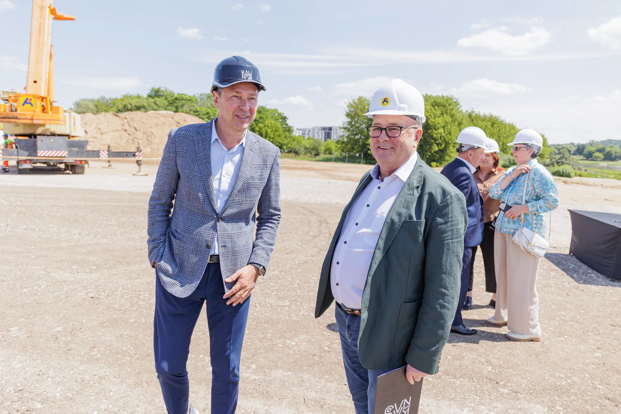 Kėdainių tilto kapsulės įkasimo ceremonija / R. Tenio nuotr.