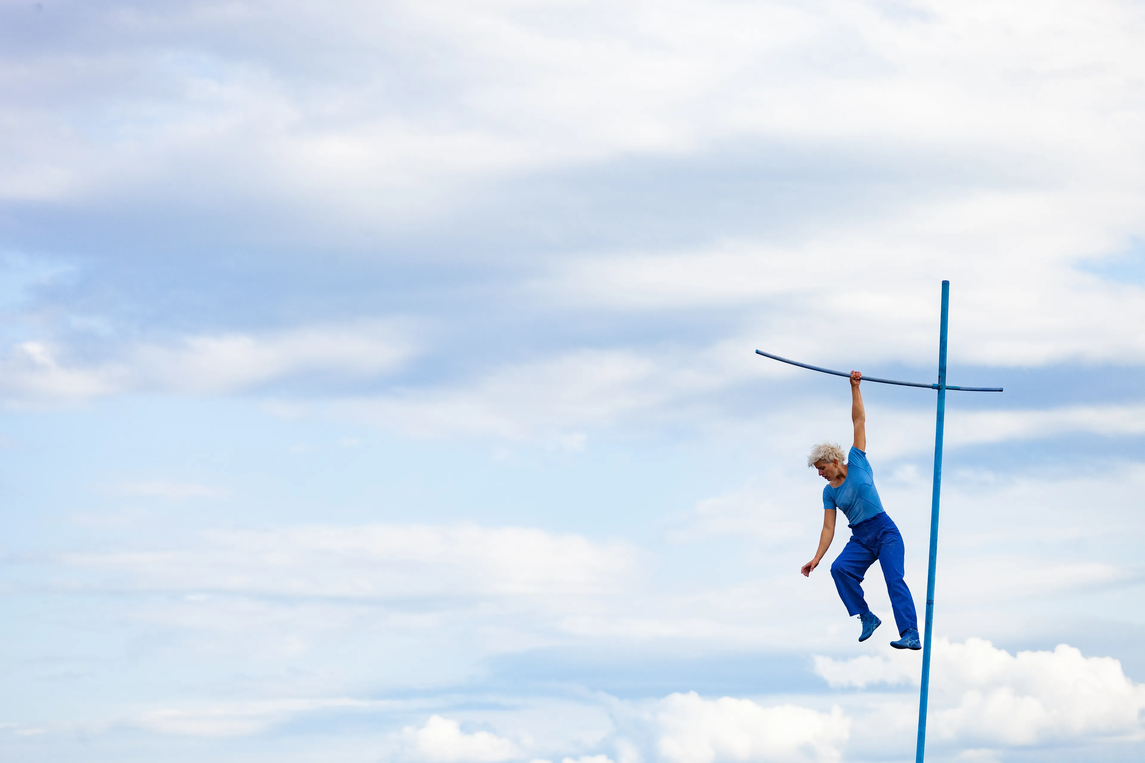 Trupės „Rhizome“ pasirodymas „Bleu tenace“.