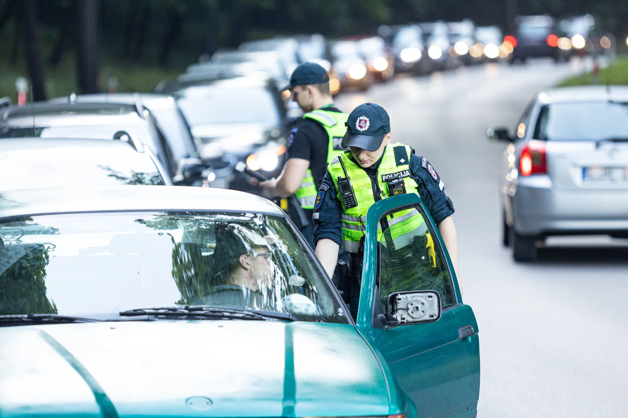 Policijos reidas / R. Tenio nuotr.
