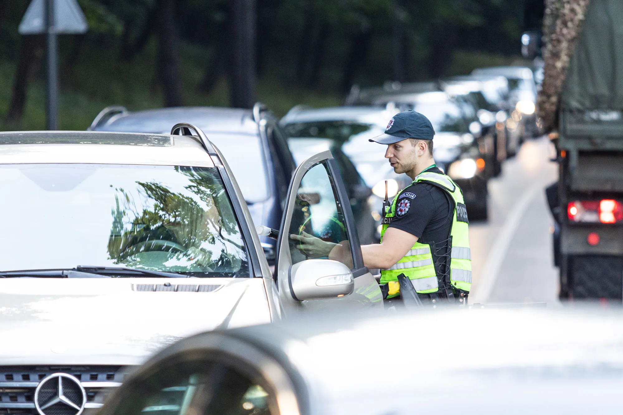 Policijos reidas / R. Tenio nuotr.