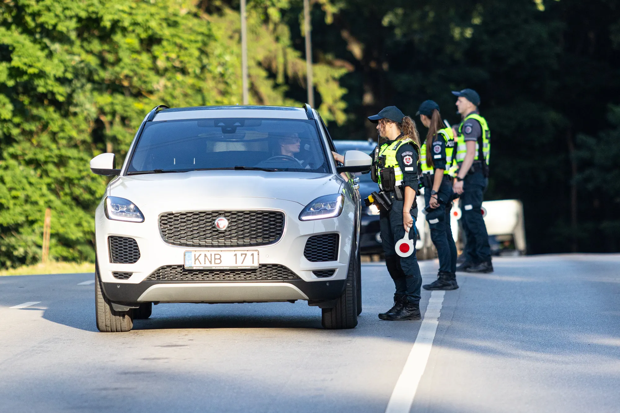 Policijos reidas / R. Tenio nuotr.