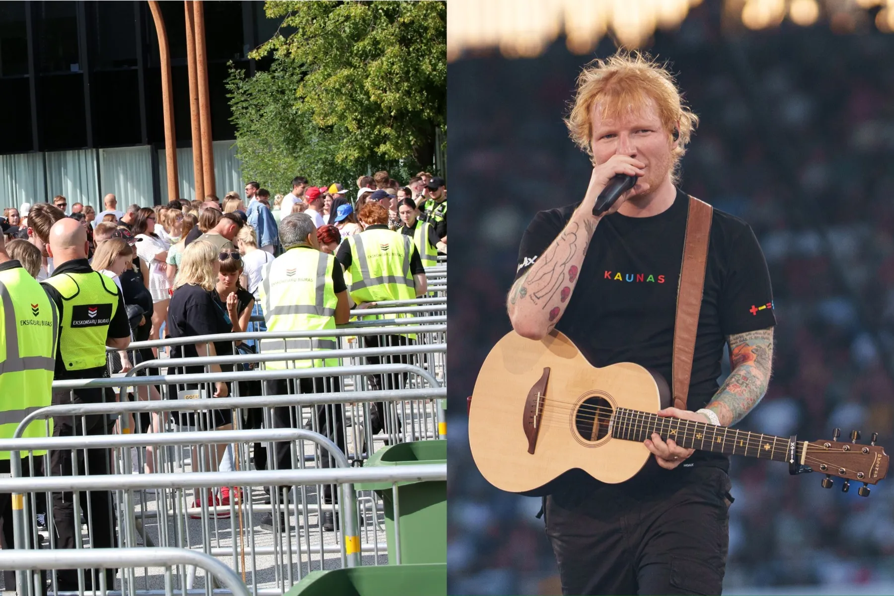 E. Sheerano koncertas Kaune / M. Patašiaus ir R. Tenio nuotr.