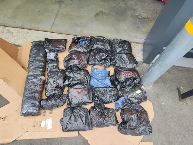 Automobilyje rastos kanapės / Kauno apskr. VPK nuotr.