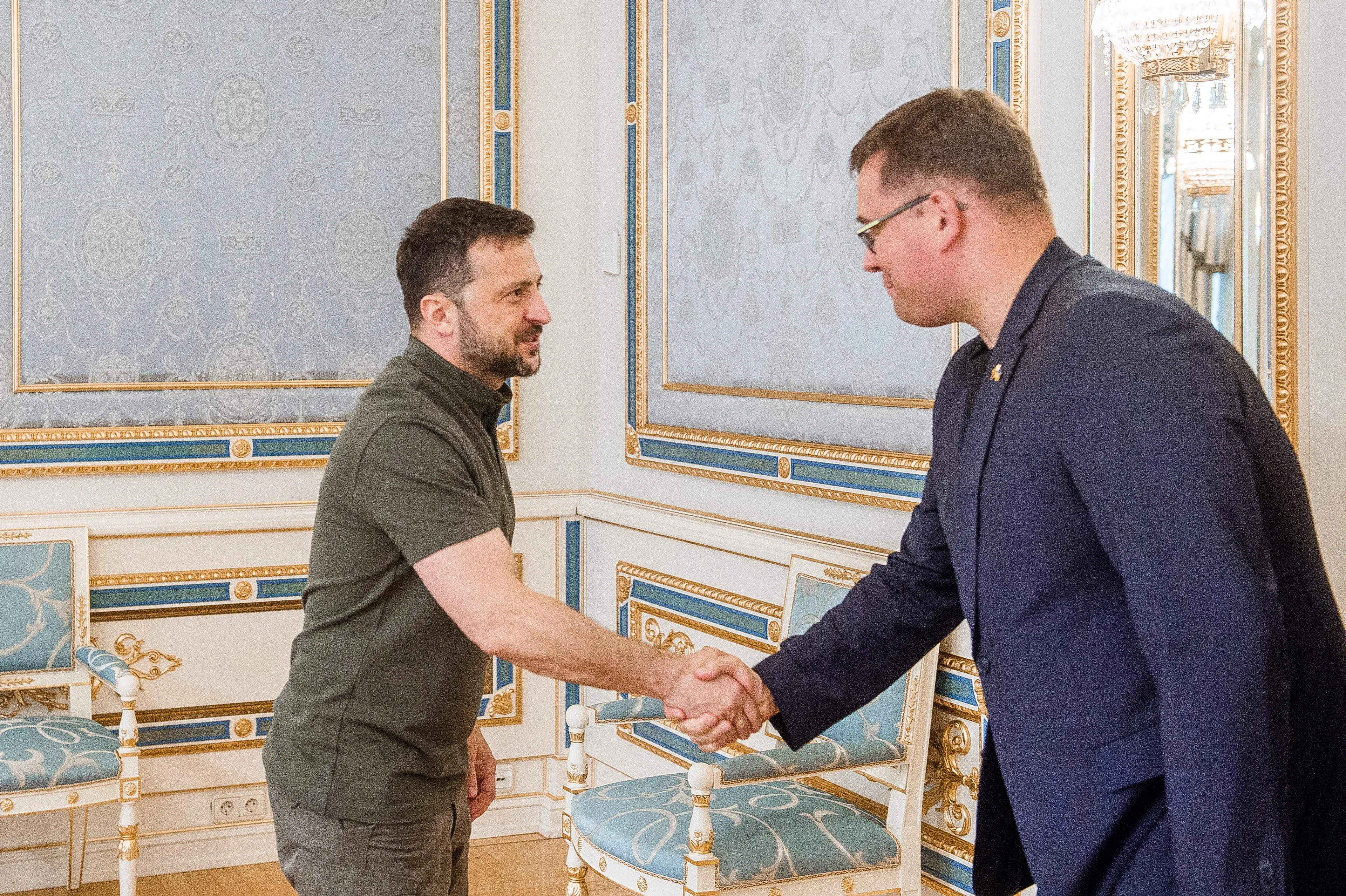 V. Zelenskis ir L. Kasčiūnas / KAM nuotr.