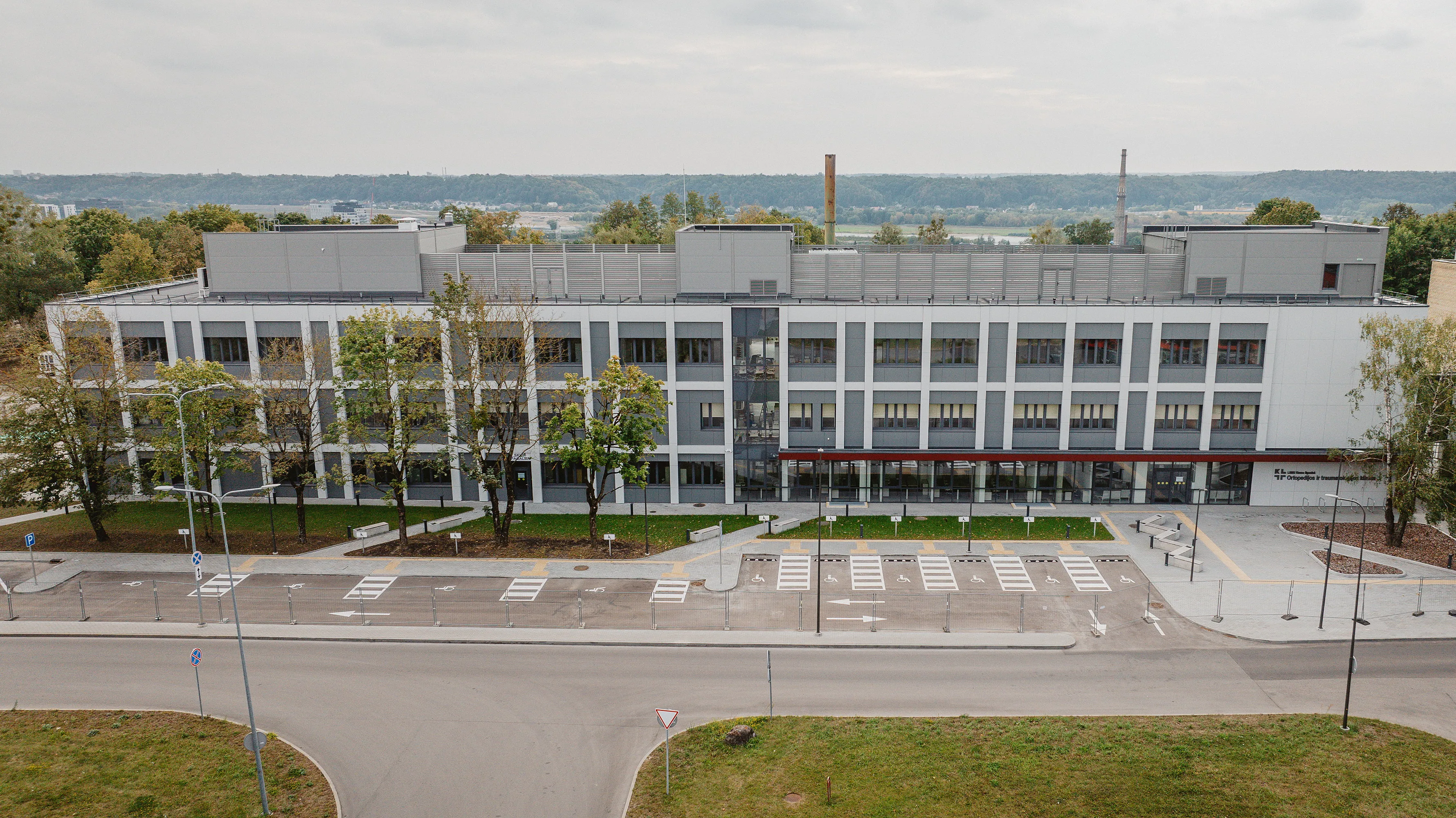 Baigtos Ortopedijos traumatologijos korpuso statybos