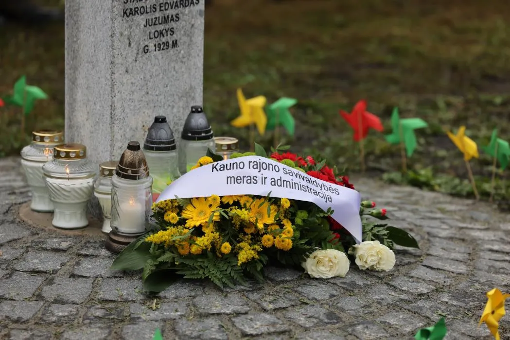 Atminimo ženklai partizanams / KRS nuotr.