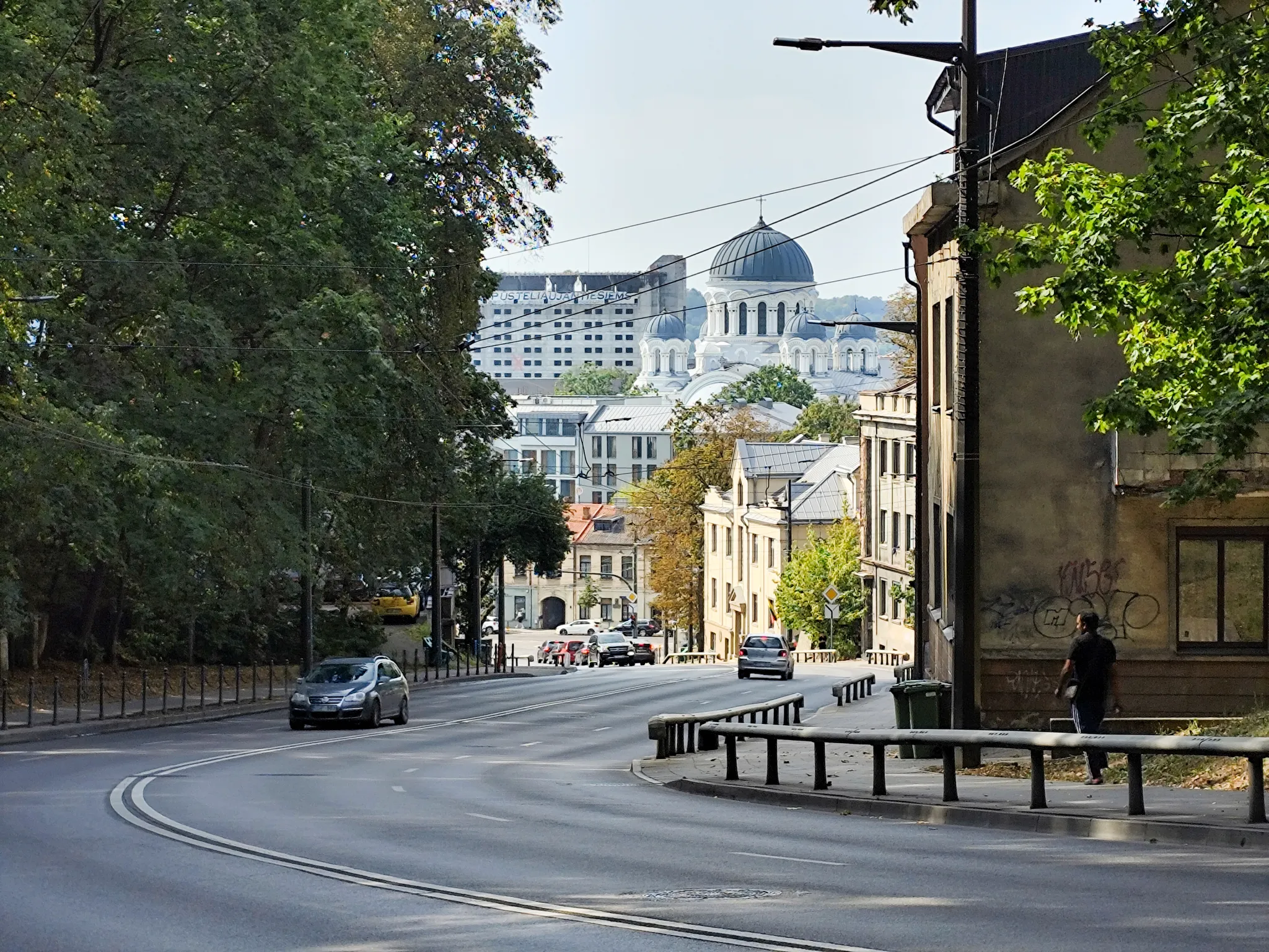 Laikinai uždaromas eismas parodos kalnu / R. Tenio nuotr.
