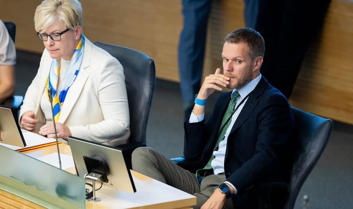 I. Šimonytė ir G. Landsbergis / Elta nuotr.