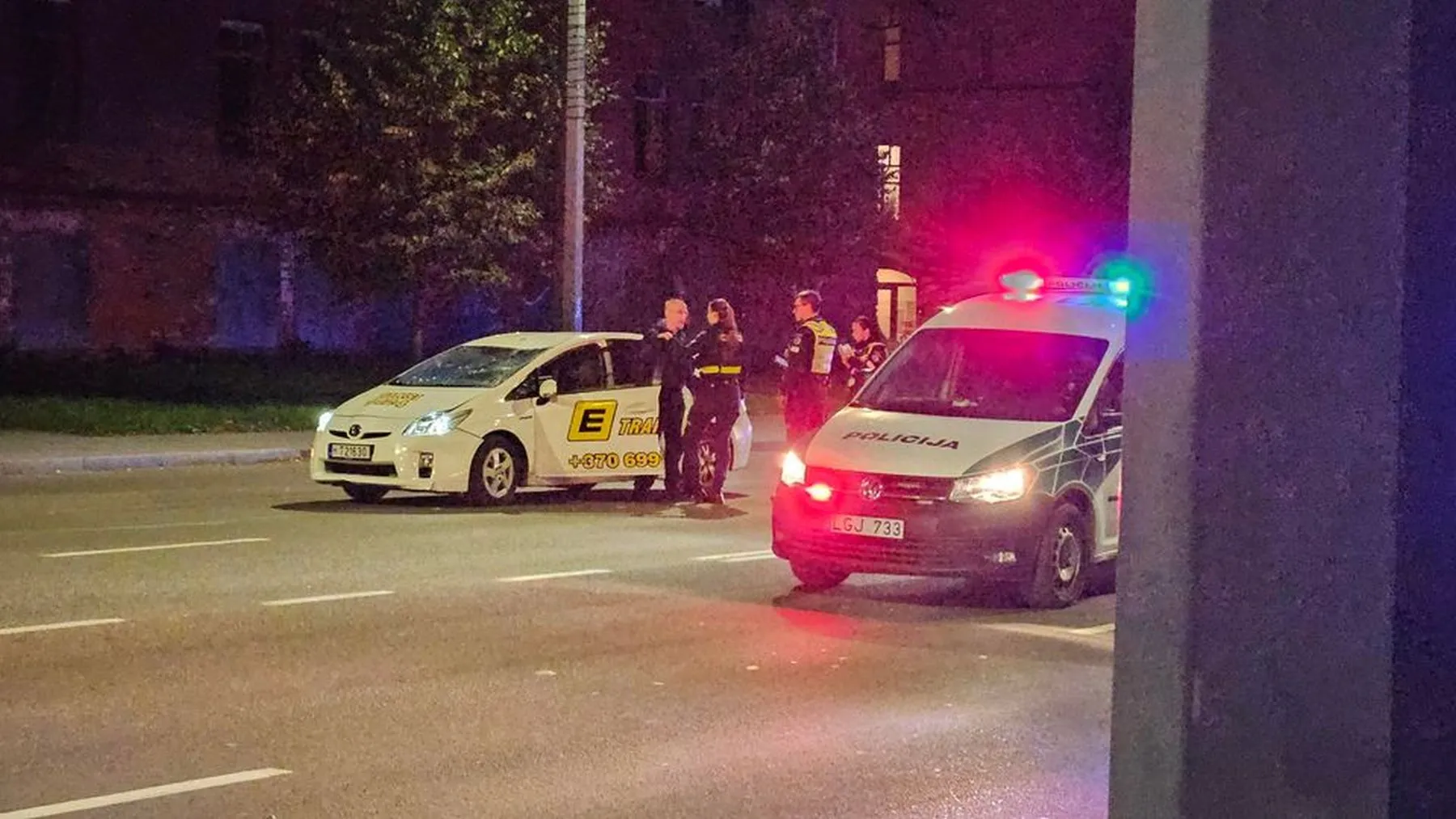 A. Juozapavičiaus pr. partrenktas pėsčiasis / Skaitytojo nuotr.