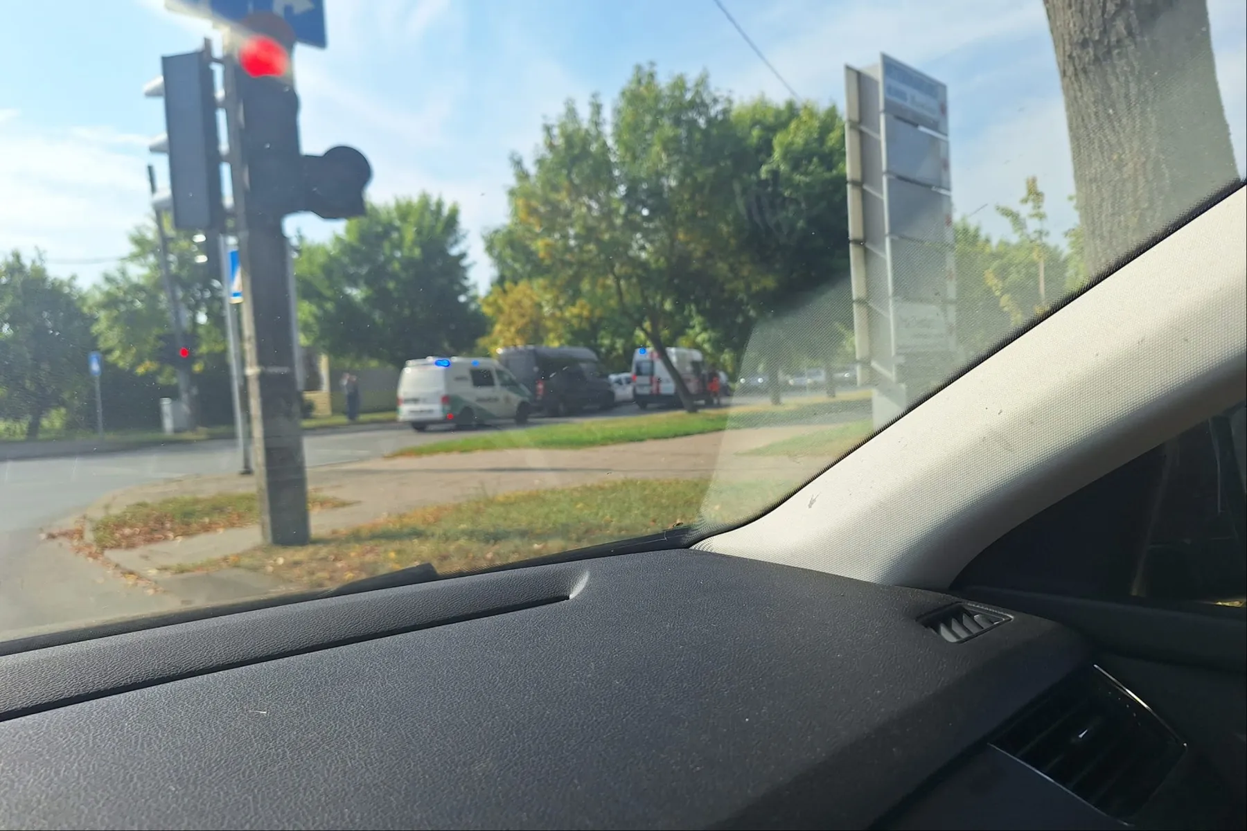 Avarija Baltijos g. / Skaitytojų nuotr.