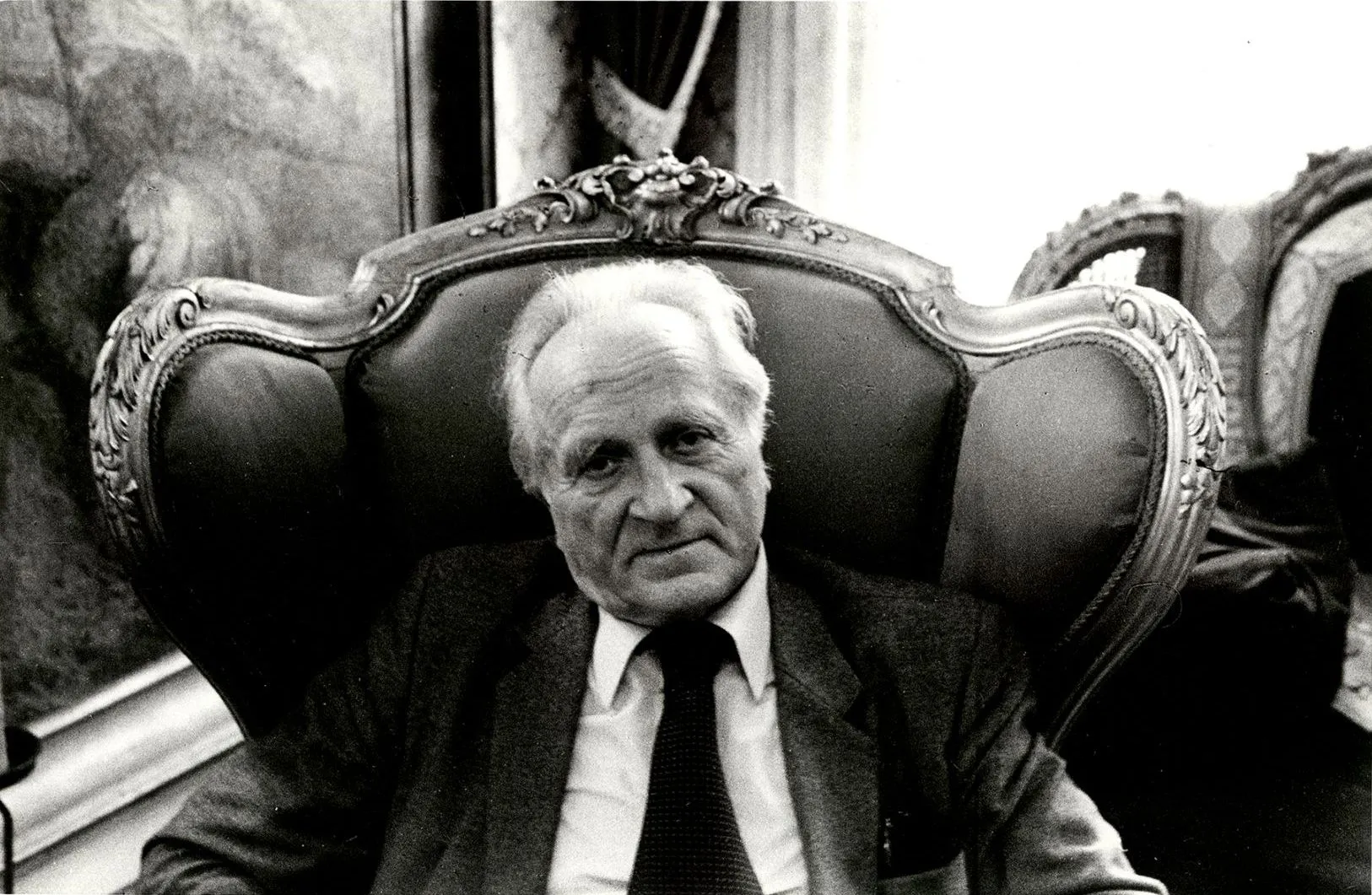 M. Žilinskas savo namuose Vakarų Berlyne, 1982./A. Sutkaus nuotr.