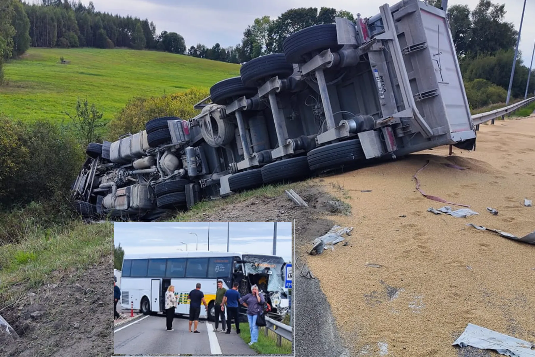 Avarija ties Kryžkalniu / „Facebook“ grupės nuotr.