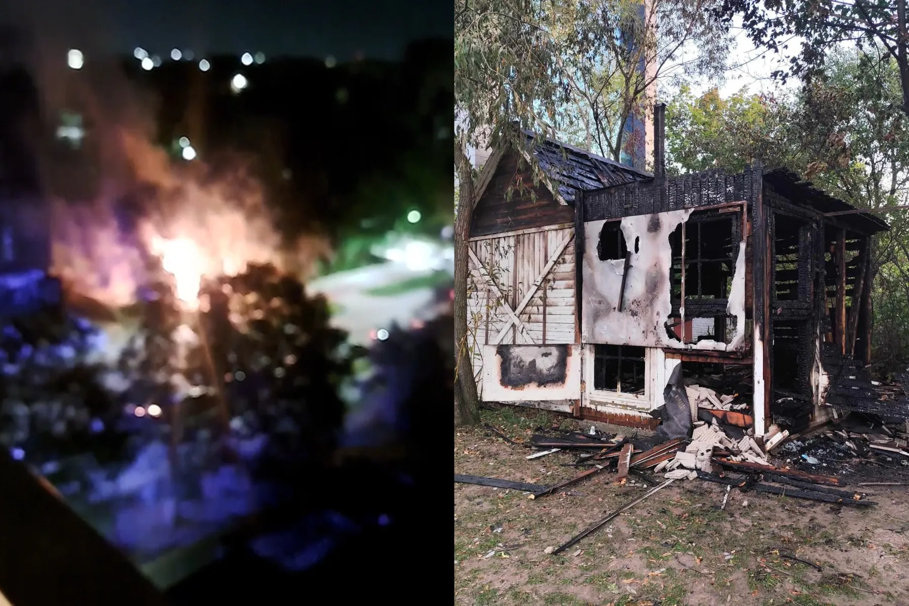 Gaisras Studentų g. / Stop kadro ir „Kas vyksta Kaune“ nuotr.