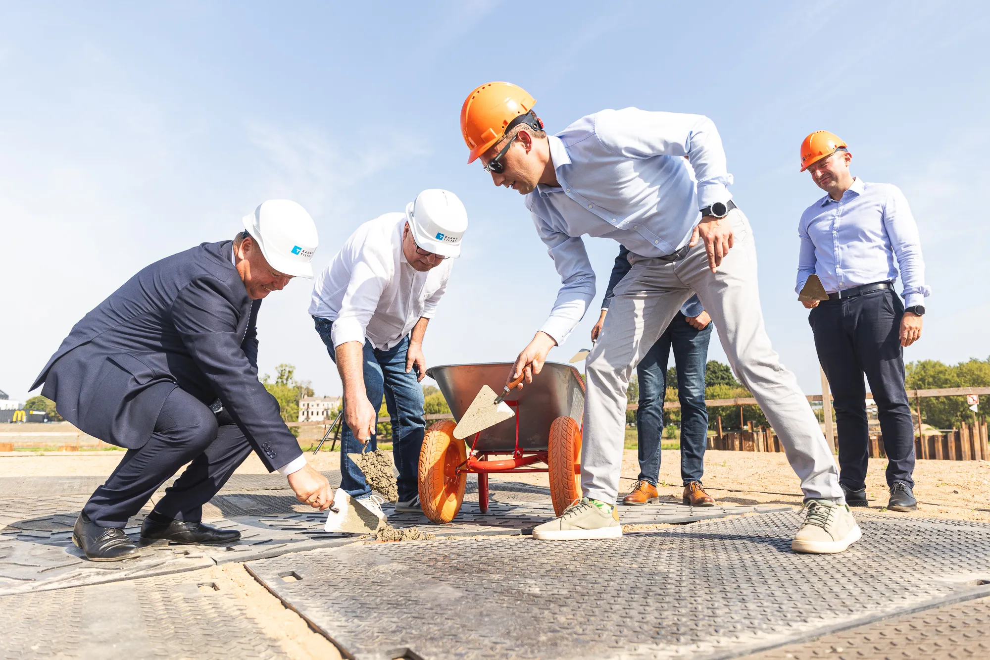 Tilto į Nemuno salą statybos / R. Tenio nuotr.