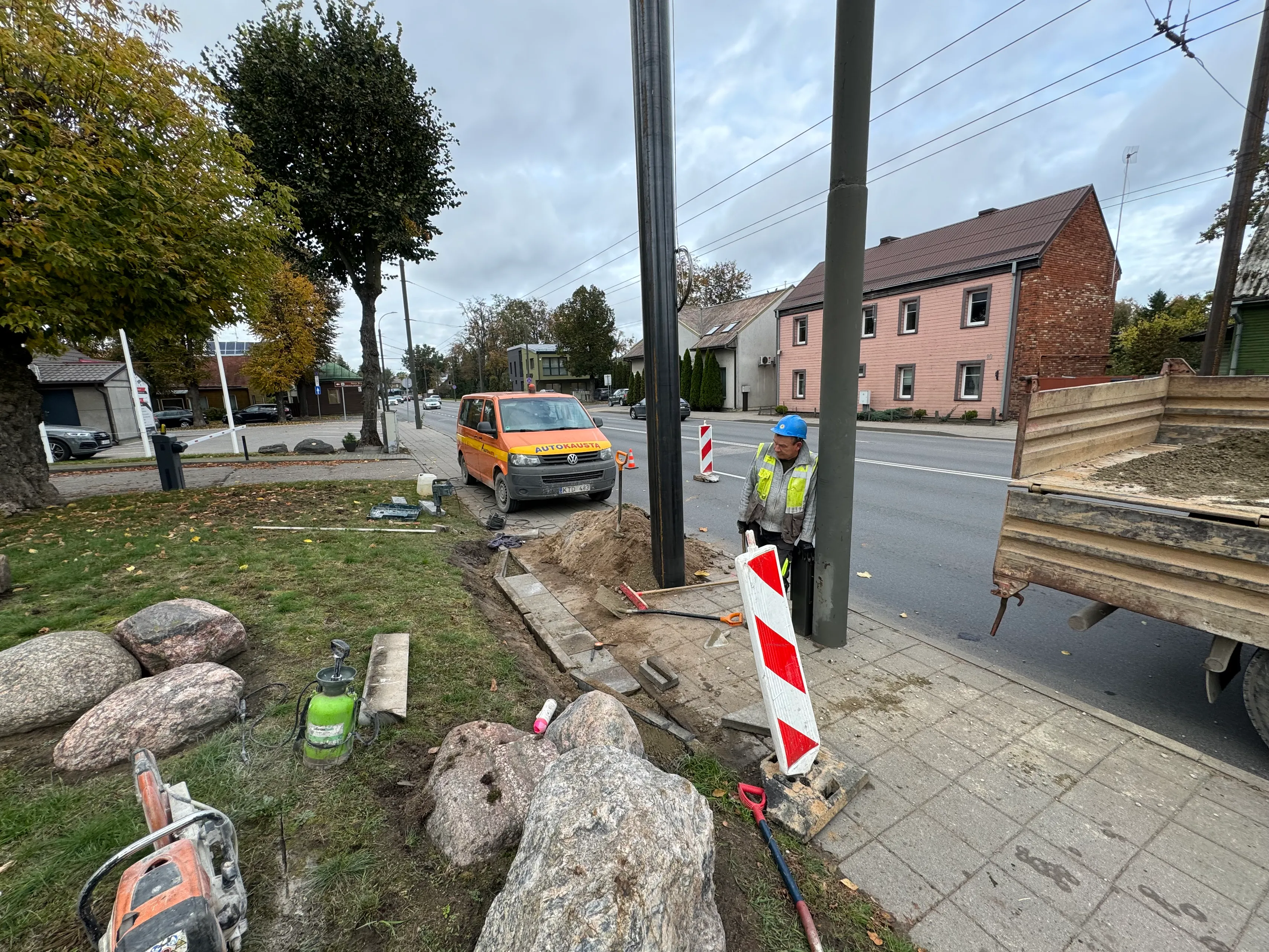 Utenos g. šaligatvis / Skaitytojo nuotr.