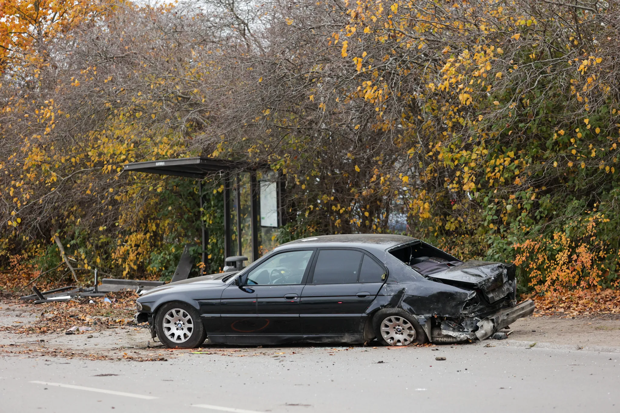 Avarija Elektrėnų g. / R. Tenio nuotr.