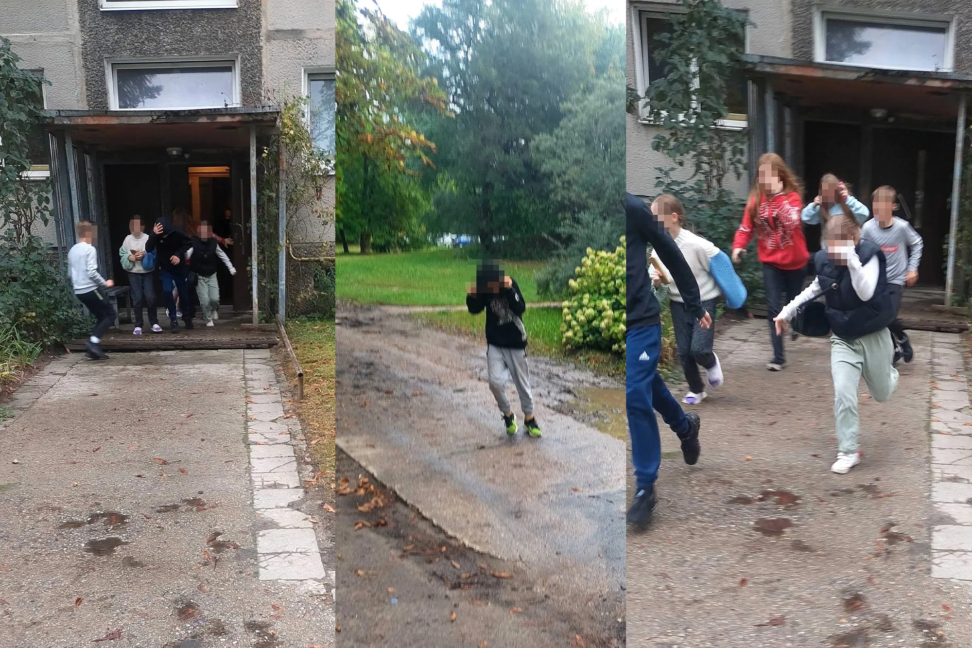 Vaikų išpuolis / R. Tenio nuotr.