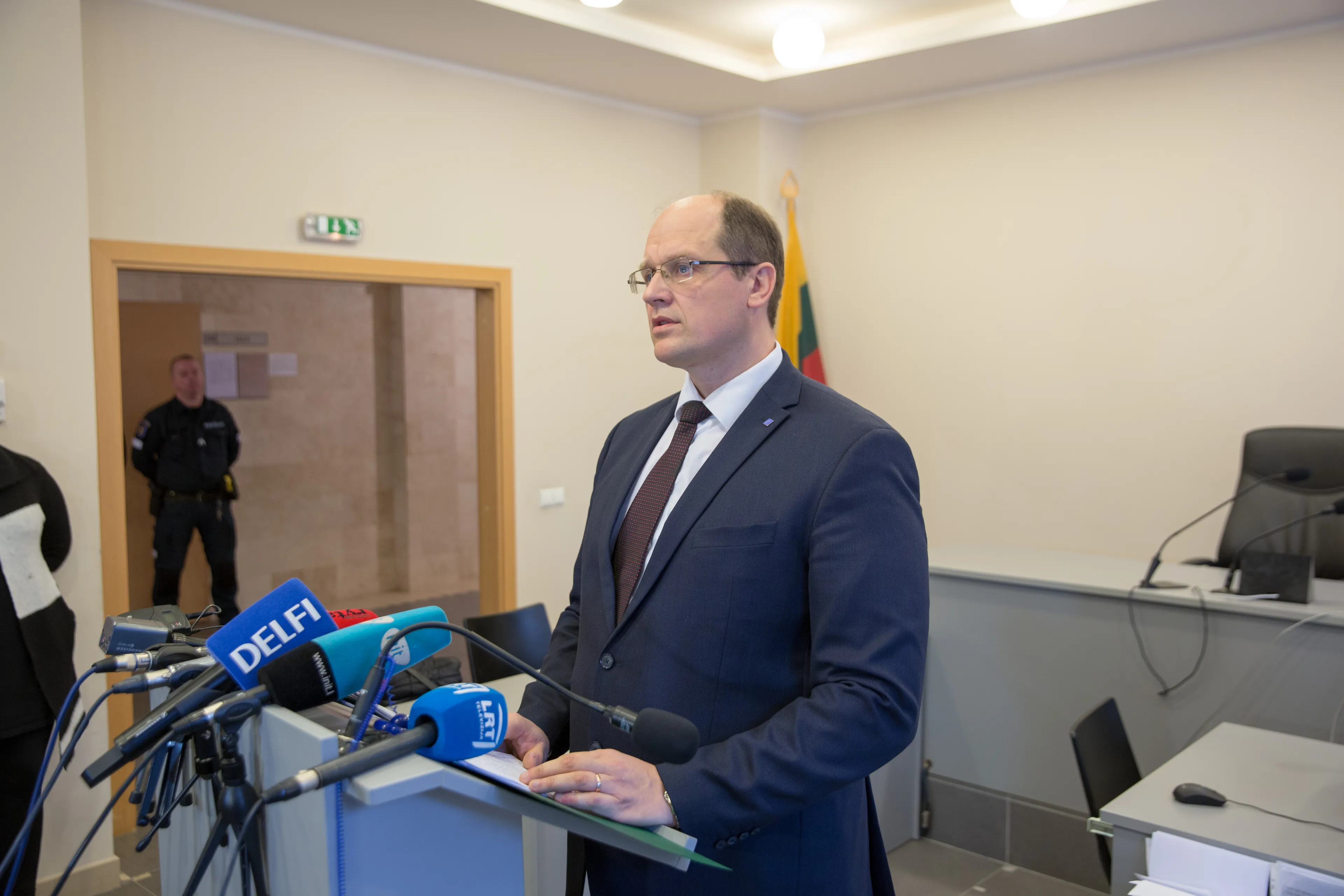 Teisėjas Arūnas Purvainis / R. Markovičiaus (ELTA) nuotr.